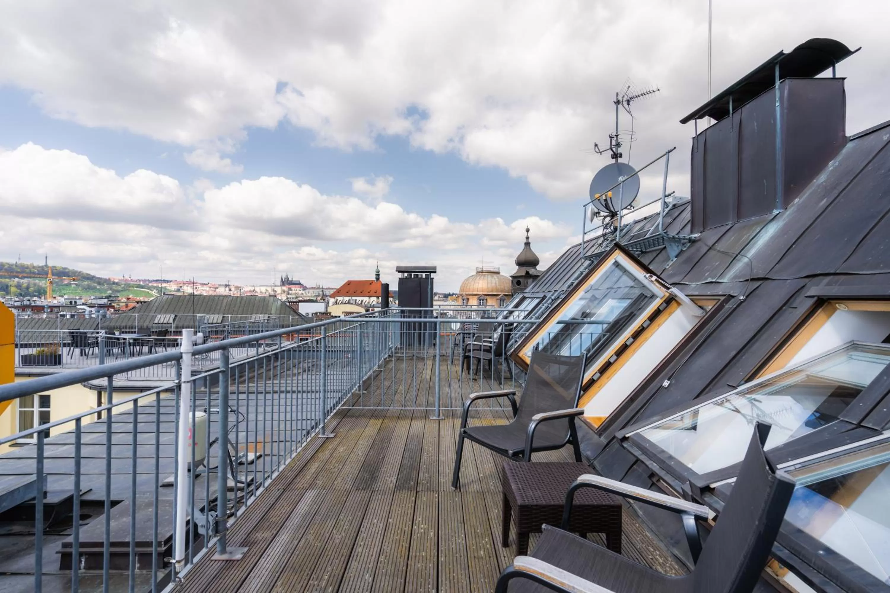 Balcony/Terrace in EA ApartHotel Melantrich