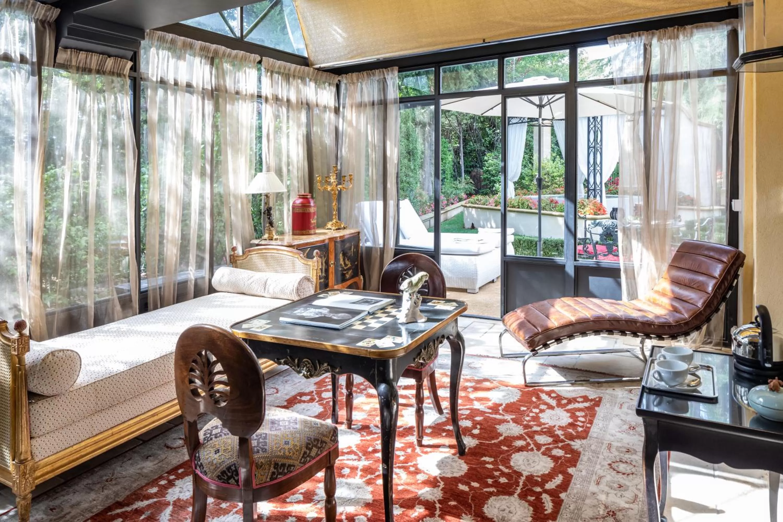 Living room in Villa Gallici Hôtel & Spa