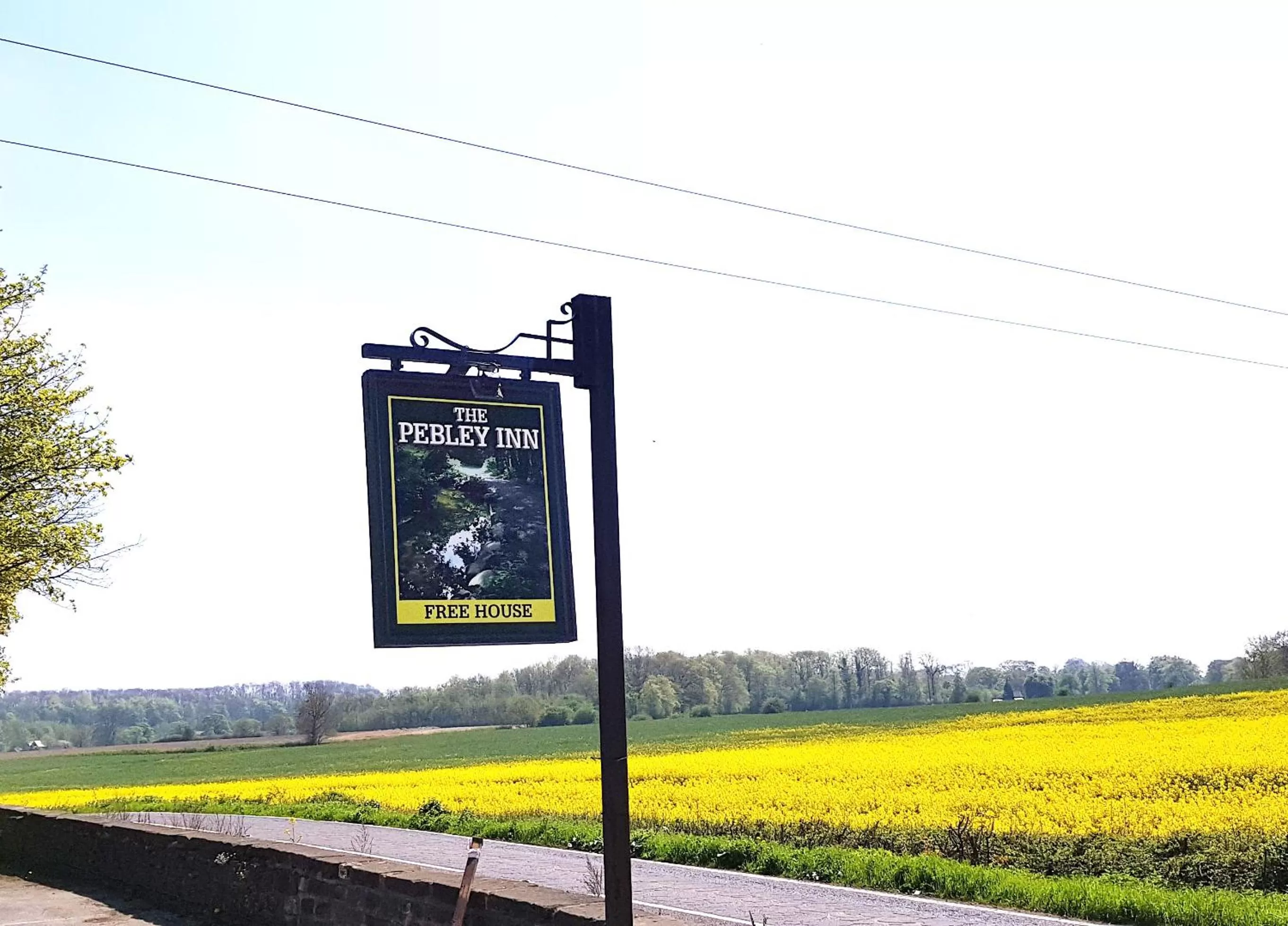 Property Logo/Sign in The Pebley Inn