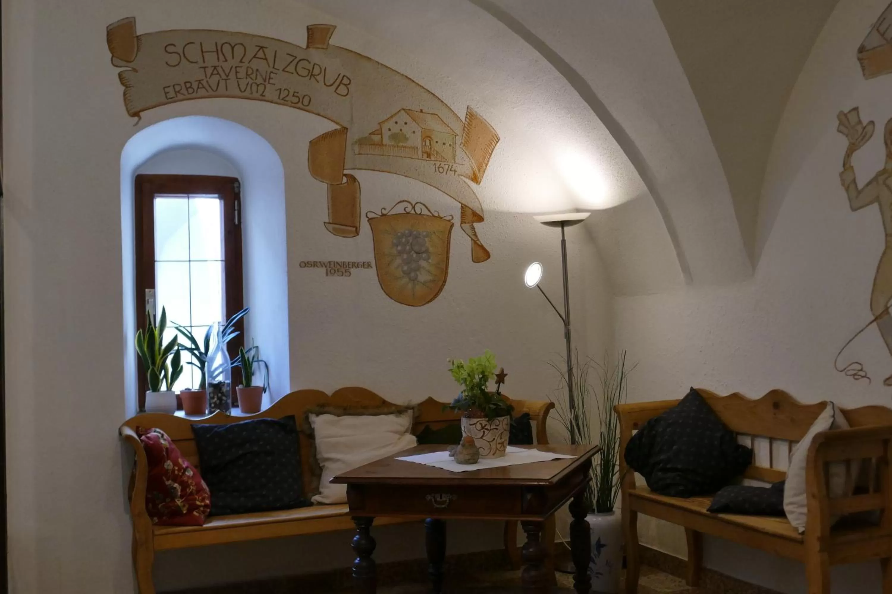 Lobby or reception in Gasthof Eisentor