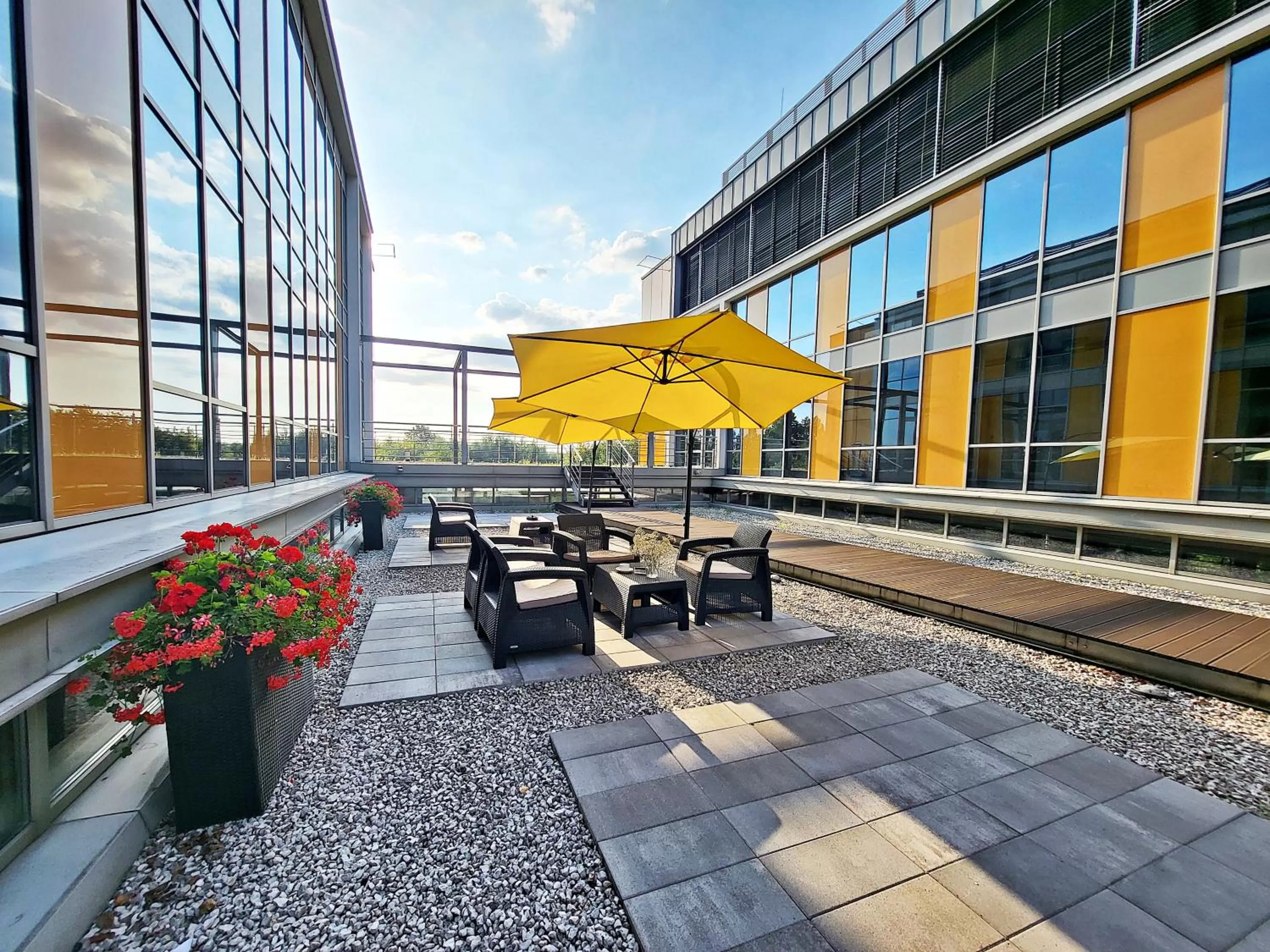 Patio in Hotel Forza