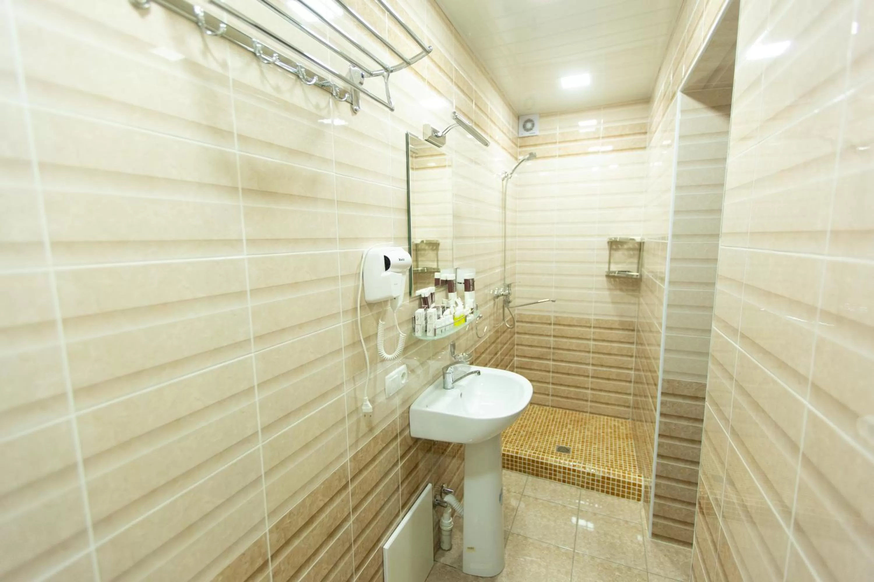 Shower in Mirzo Boutique Hotel