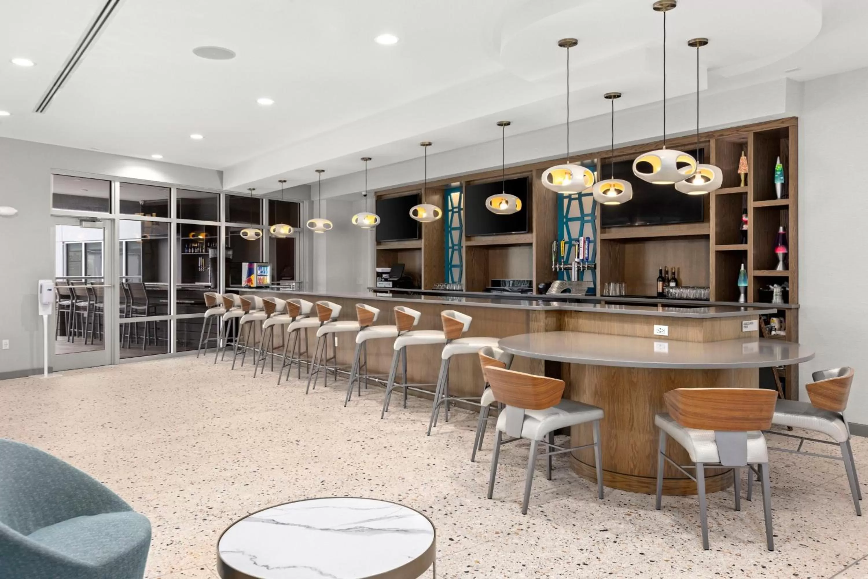 Lounge or bar in TownePlace Suites by Marriott Cape Canaveral Cocoa Beach