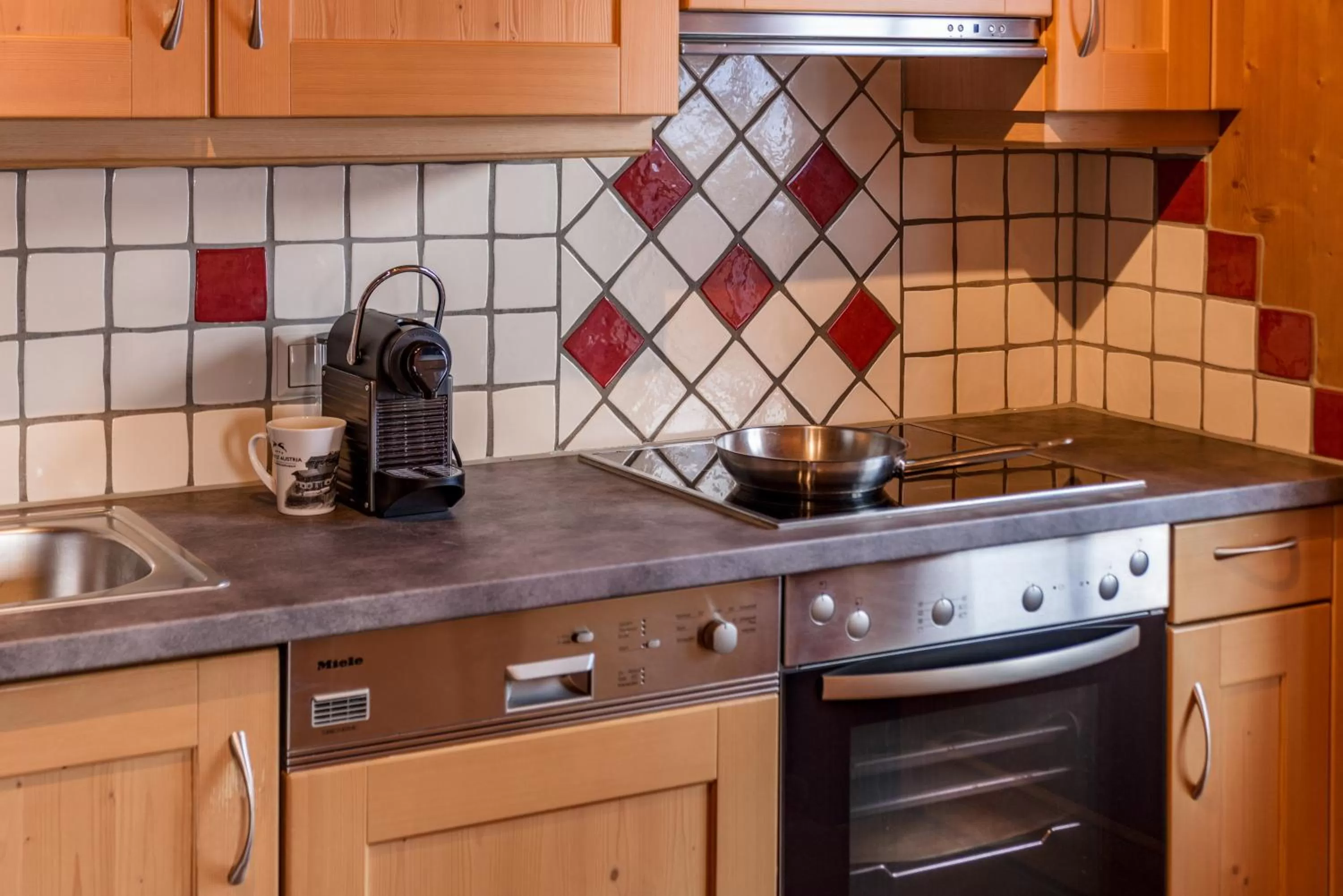 Kitchen or kitchenette in Almwelt Austria