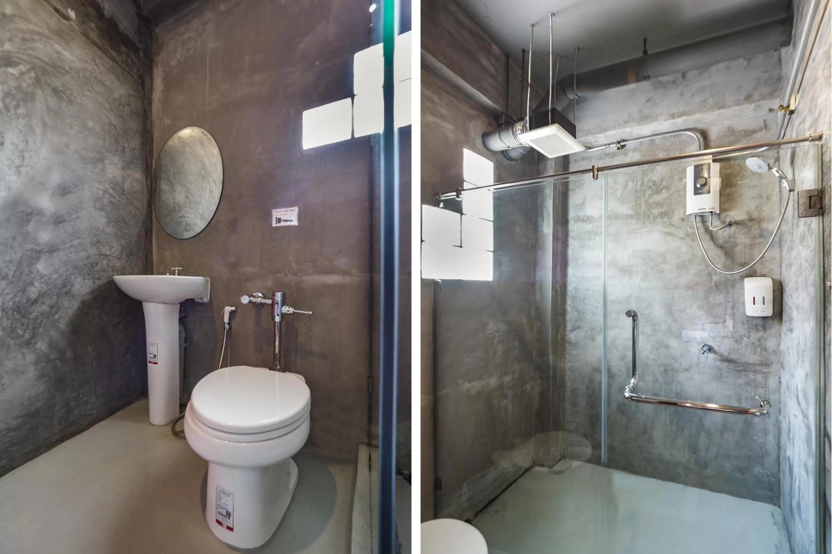 Bathroom in Super OYO 75332 Vm1 Hostel