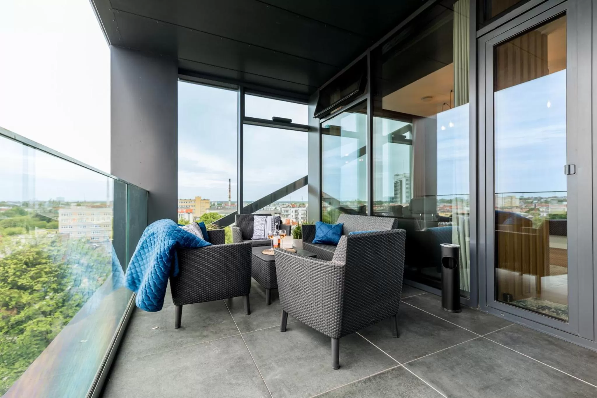 Patio in Q18 ApartHotel