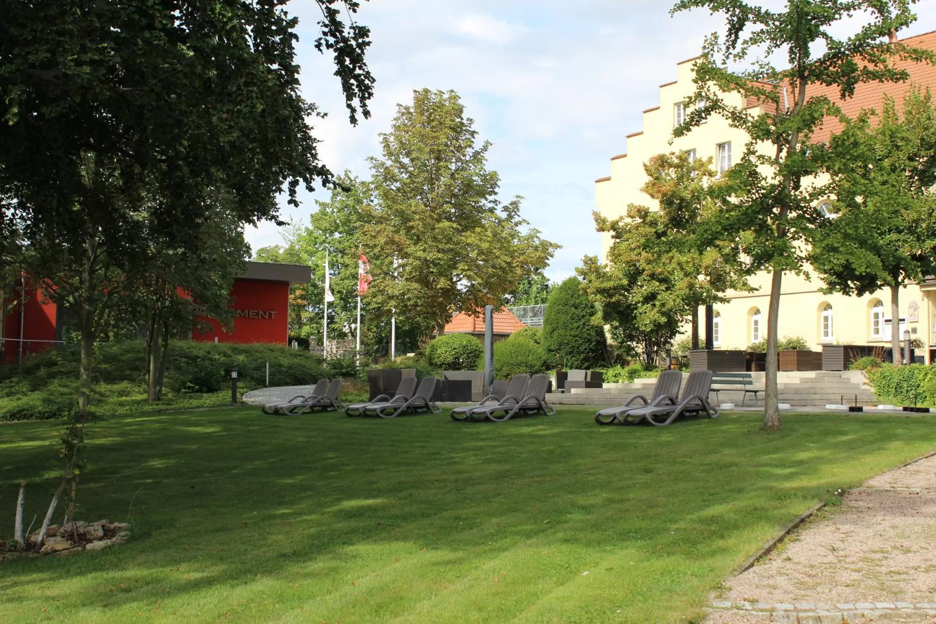 Garden view in Konsumhotel Dorotheenhof Weimar
