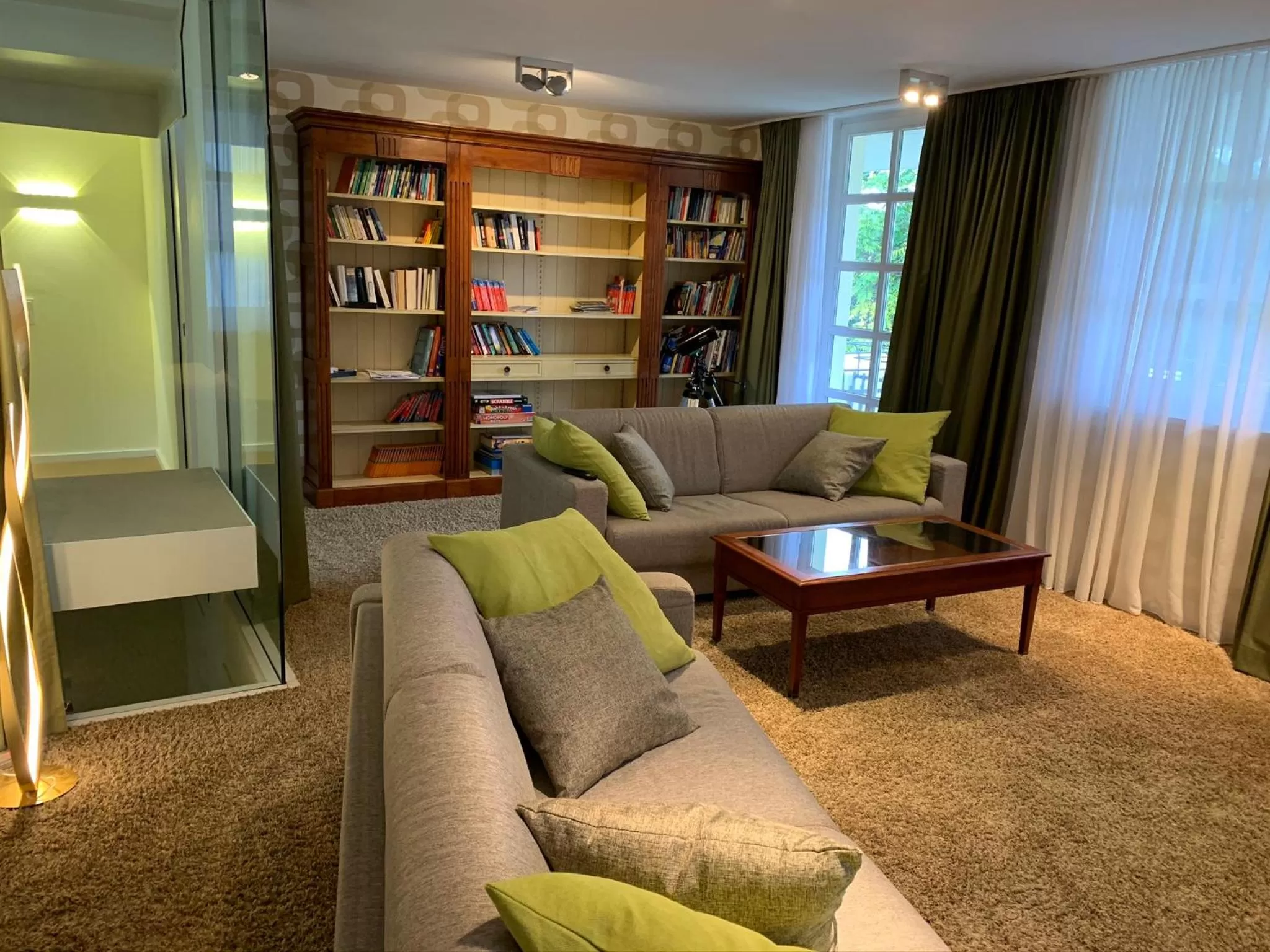 Living room in Park-Lodge Am Rohrbusch