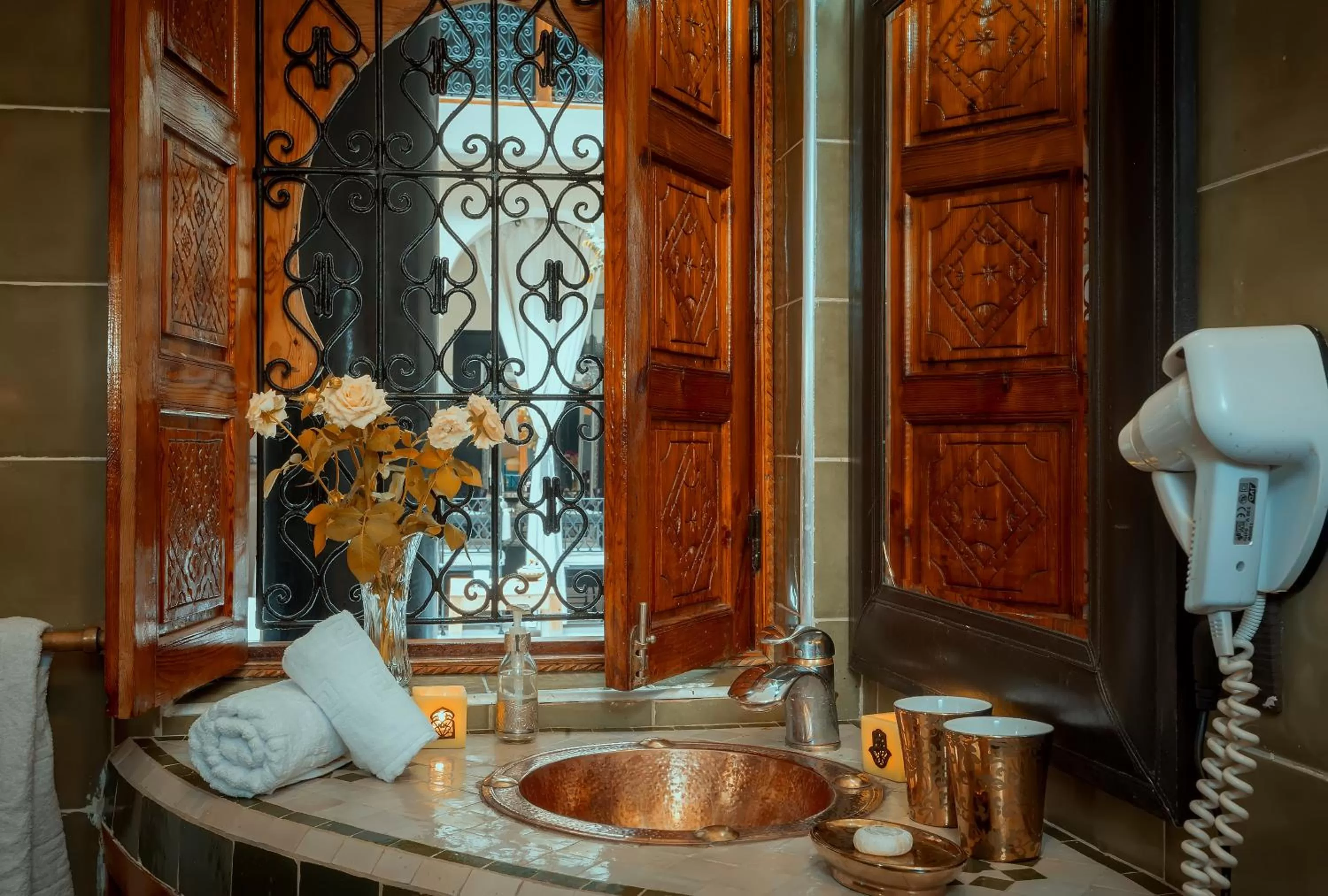 Bathroom in Riad Rodaina & SPA