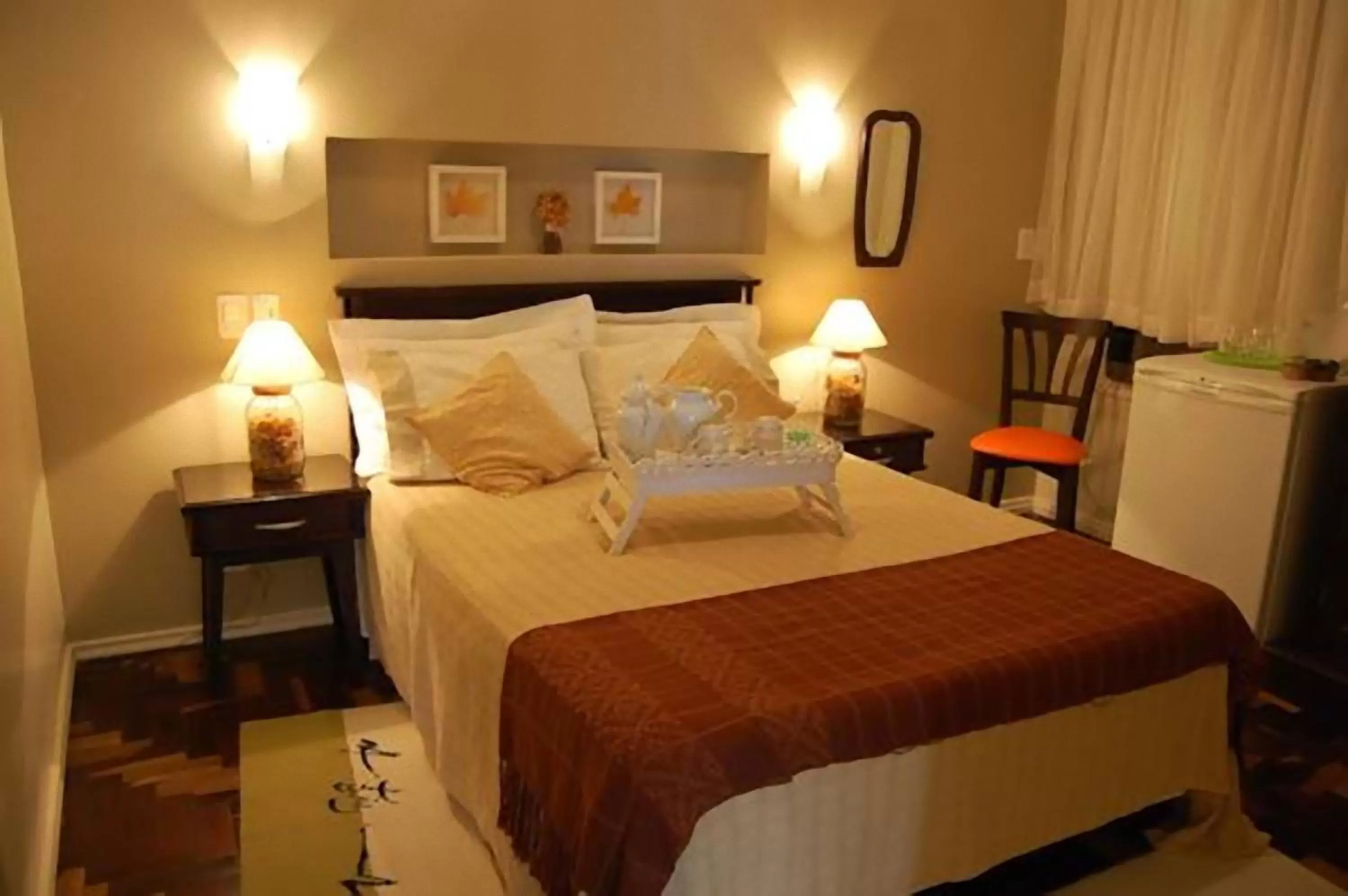 Bed in Pousada Solar Dom Kido