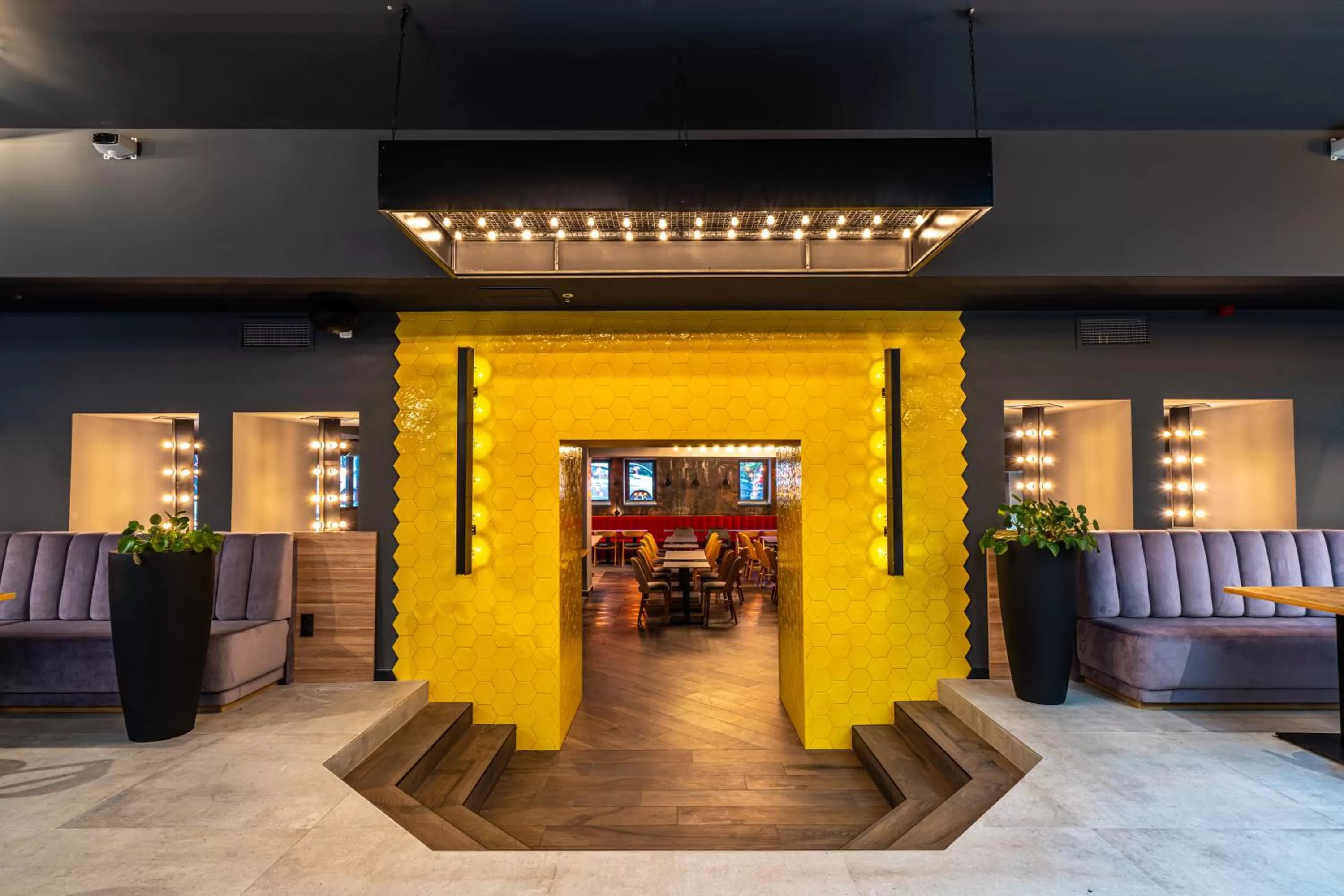 Restaurant/places to eat in Up Hotel Budapest