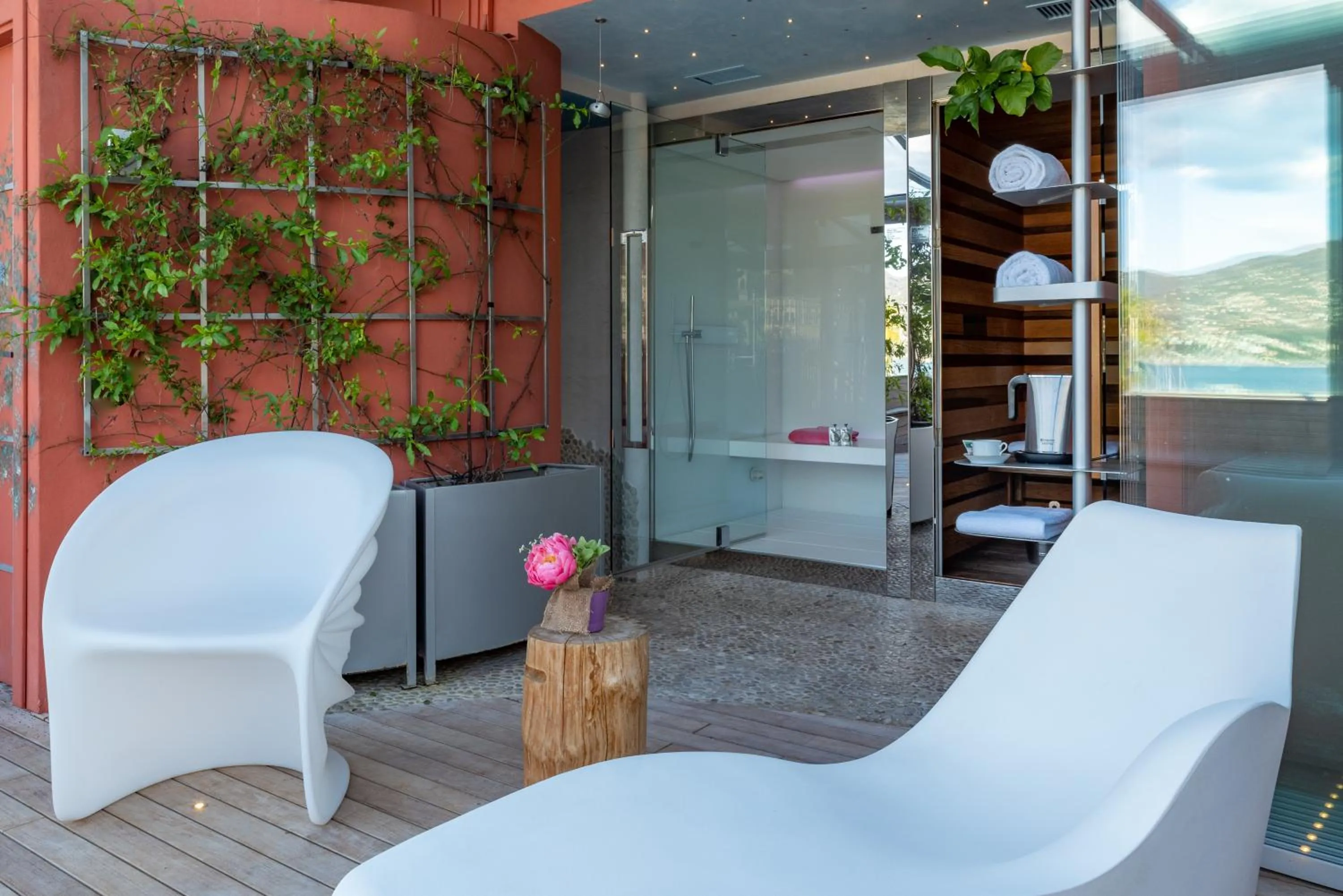 Sauna in Albergo Minerva