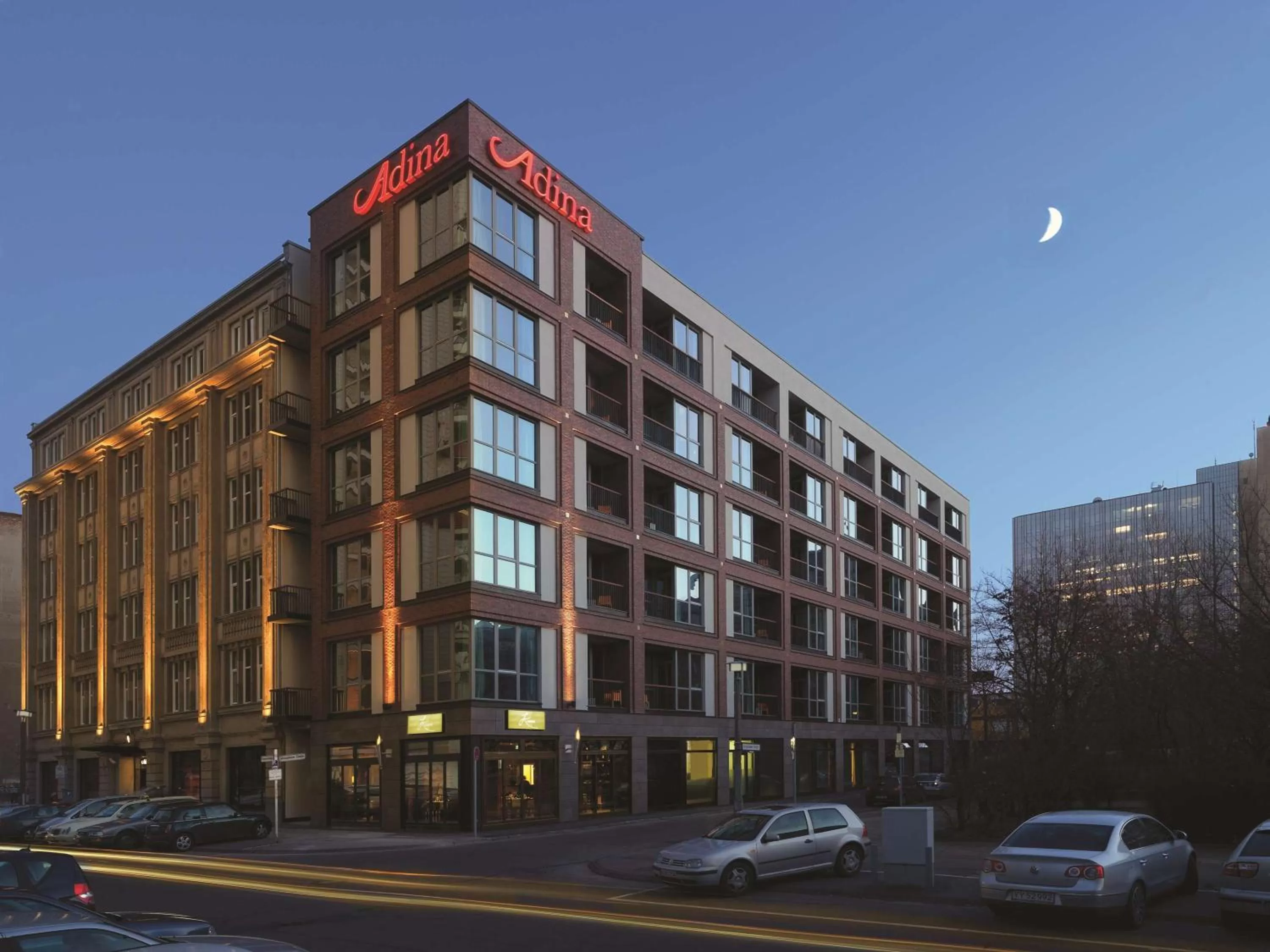 Property building in Adina Apartment Hotel Berlin Checkpoint Charlie