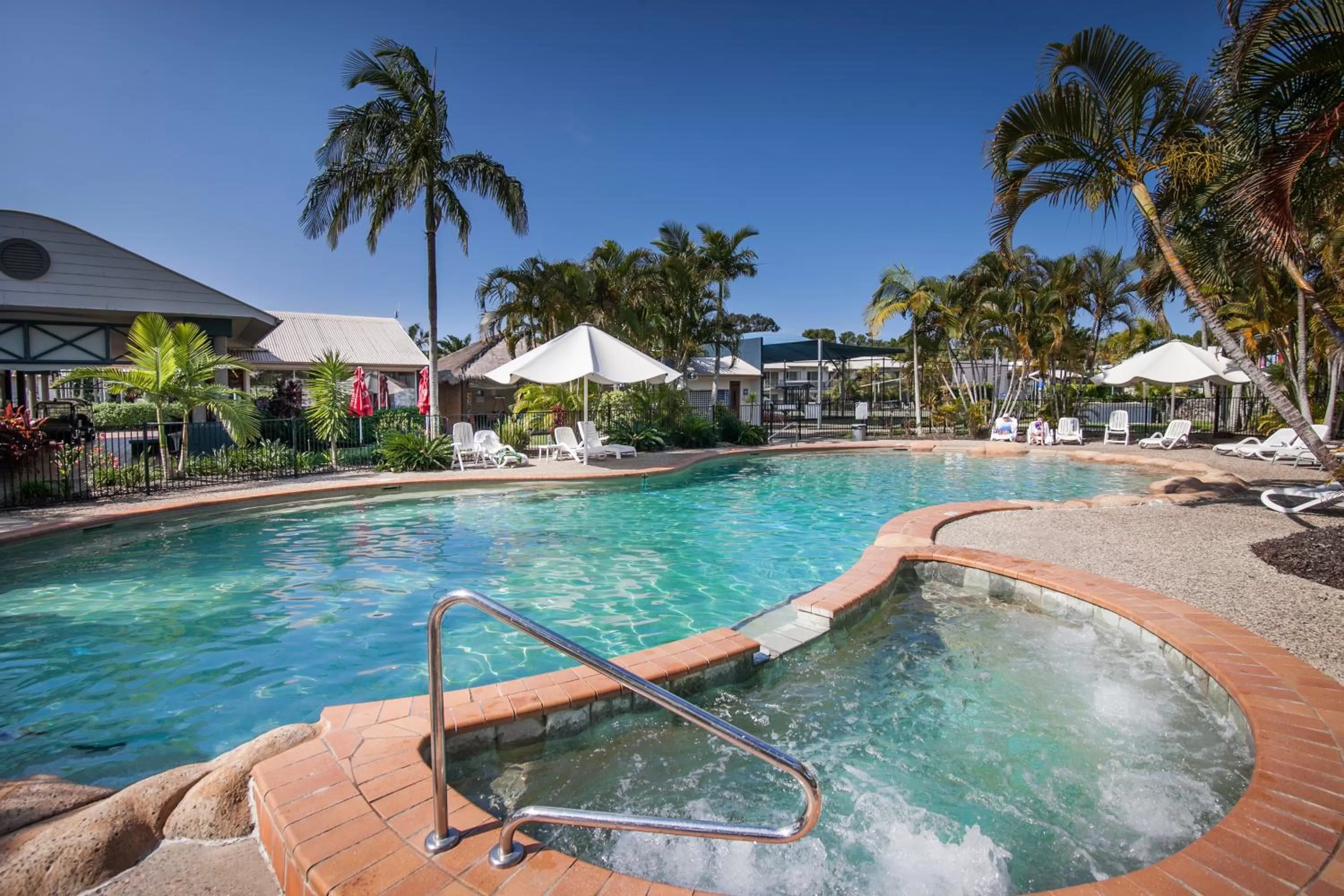 Swimming pool in Ivory Palms Resort Noosa