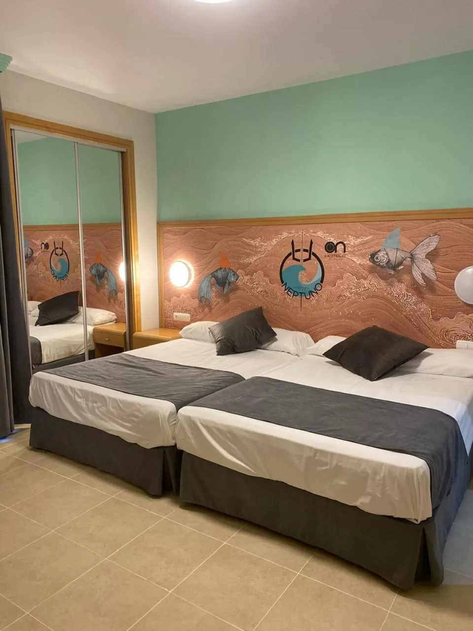 Bed in Hotel Neptuno by ON Hotels Group