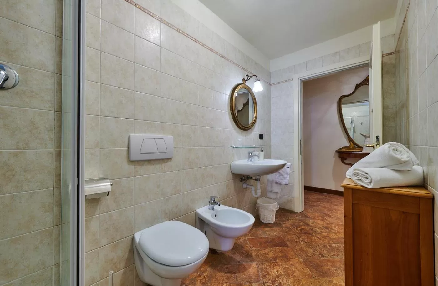 Shower in Villa Annamaria B&B