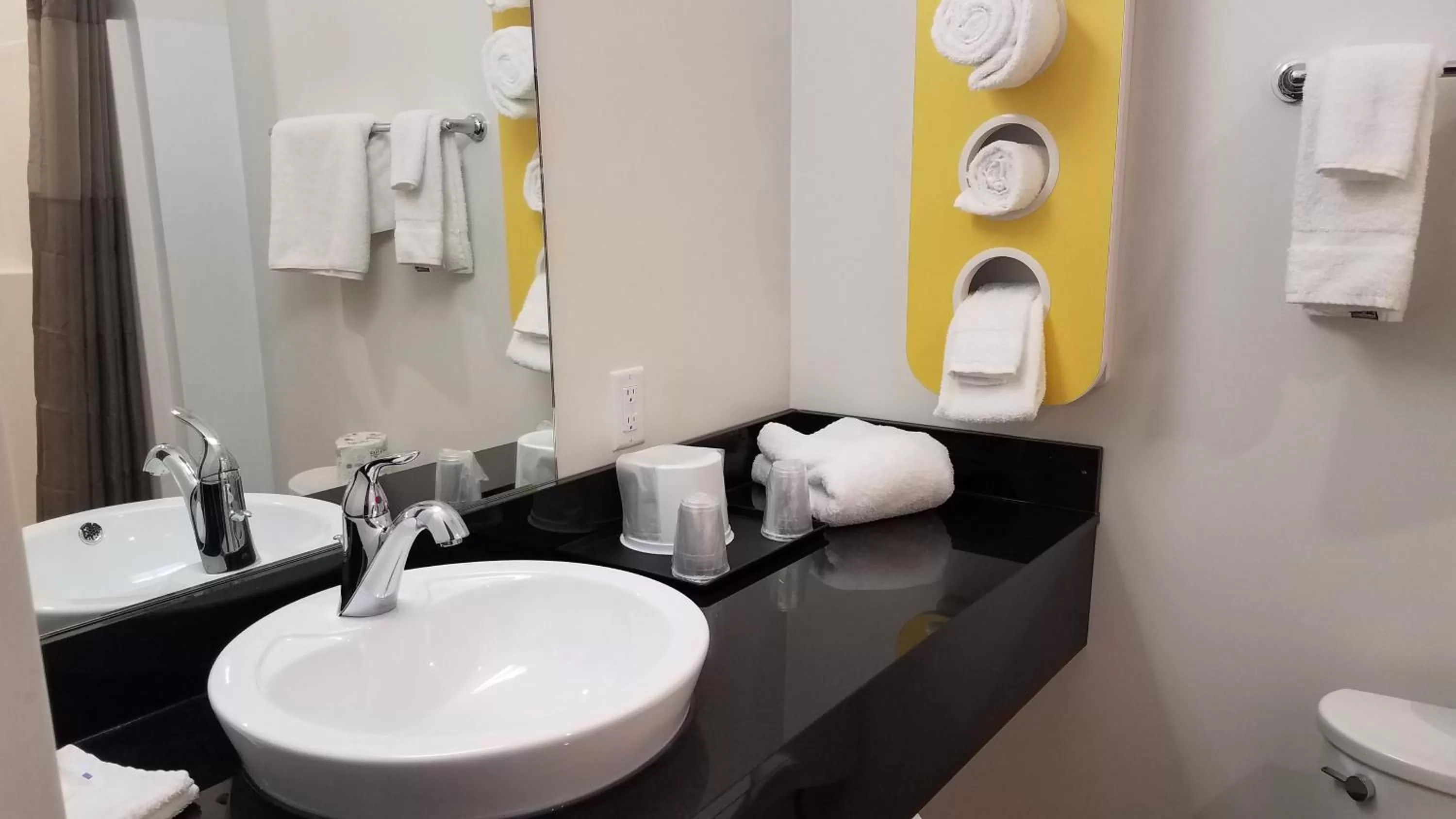 Bathroom in Motel 6-Mankato, MN