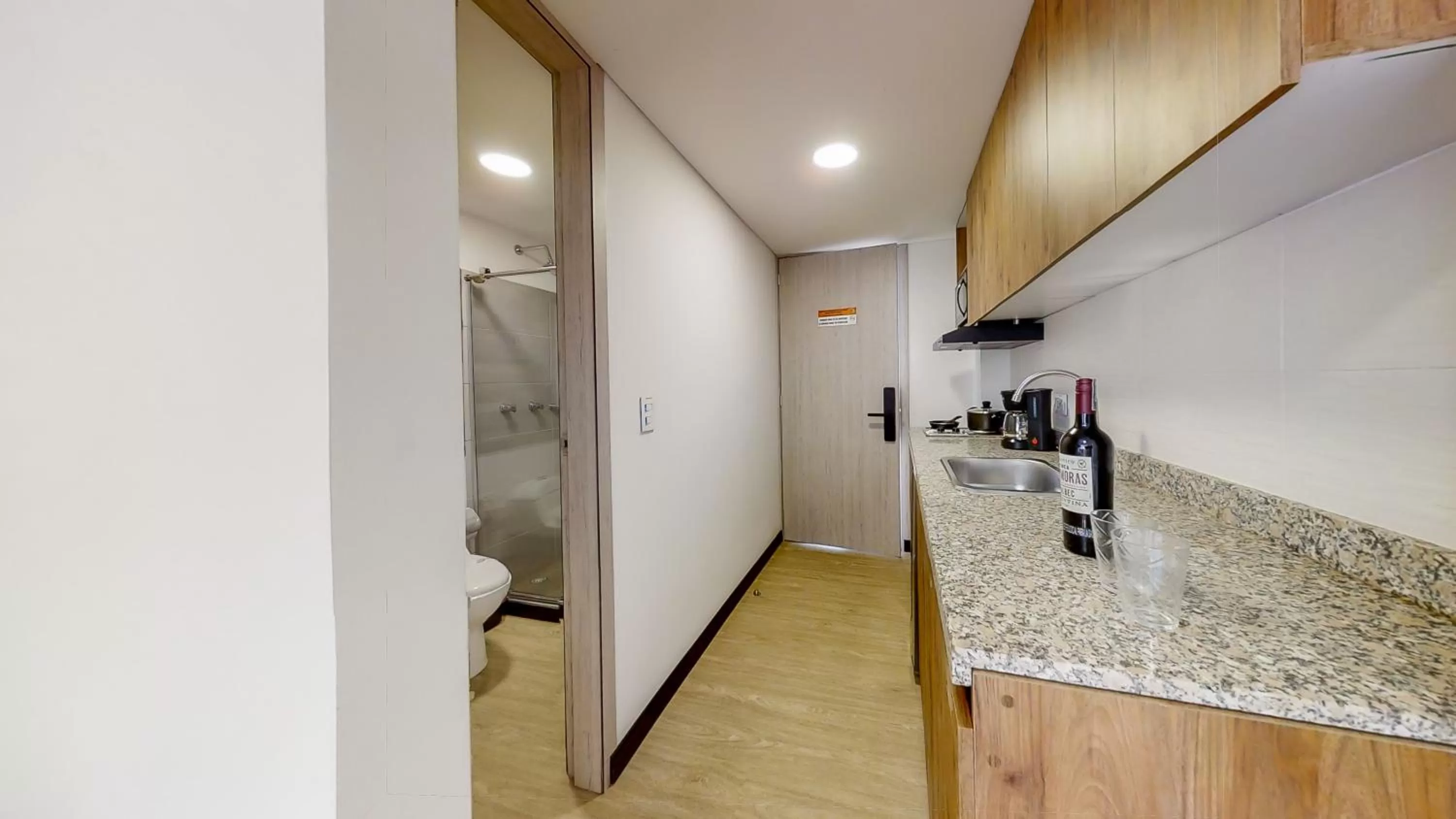 Communal kitchen in Terrazas