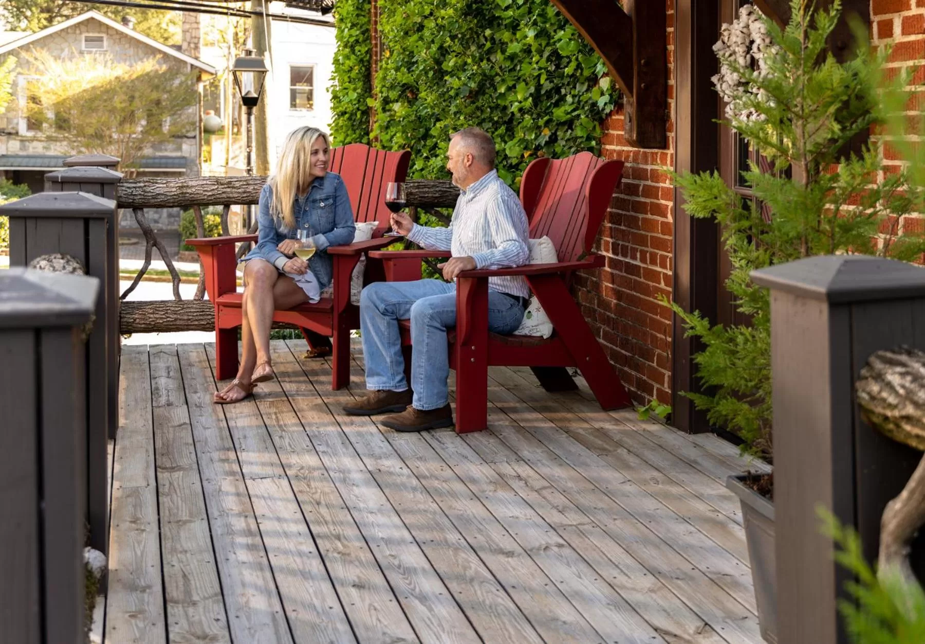 Balcony/Terrace in The White Birch Inn