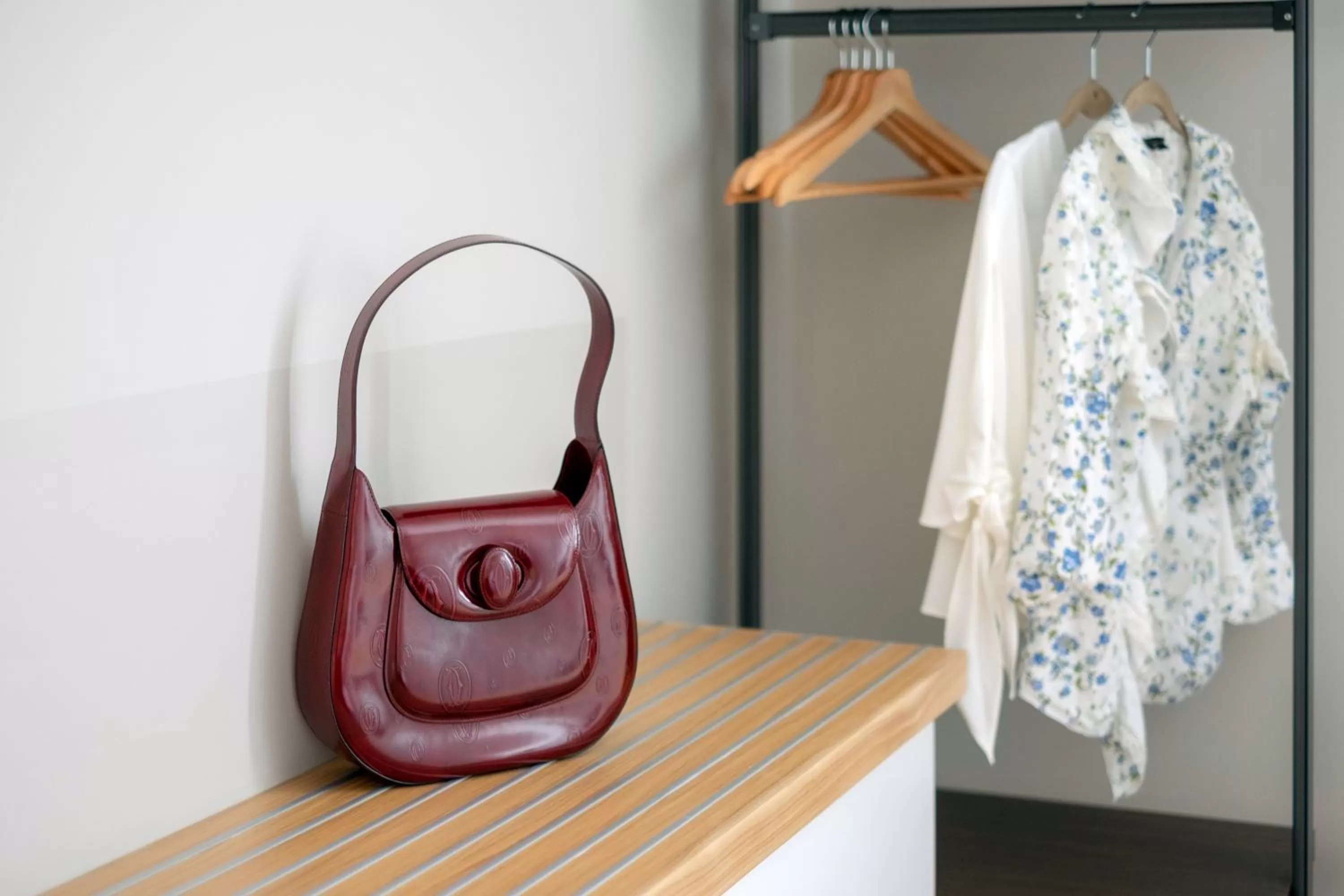 Decorative detail in Mori's b&b