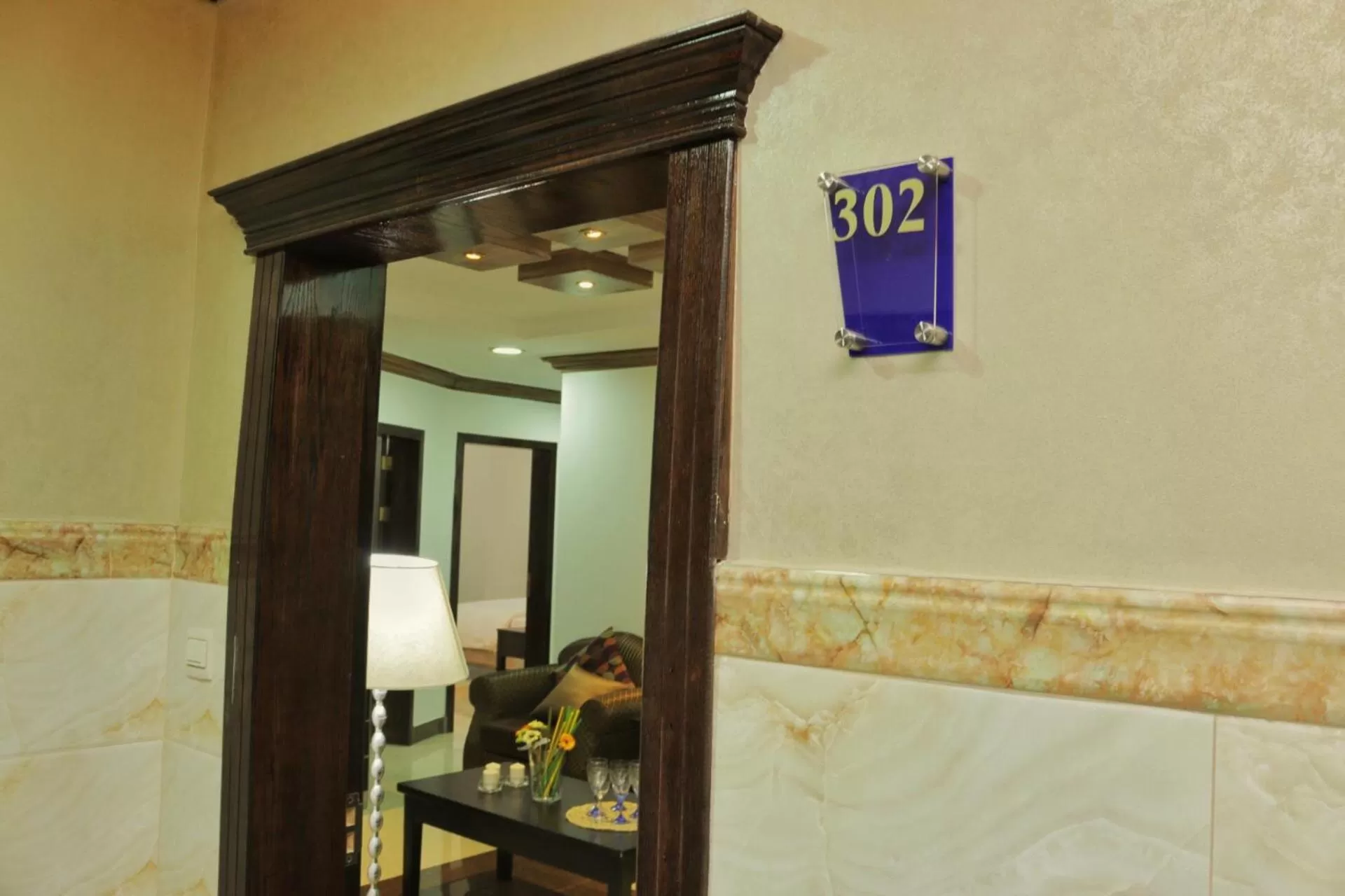 Decorative detail in شقق نطوان للشقق المخدومة