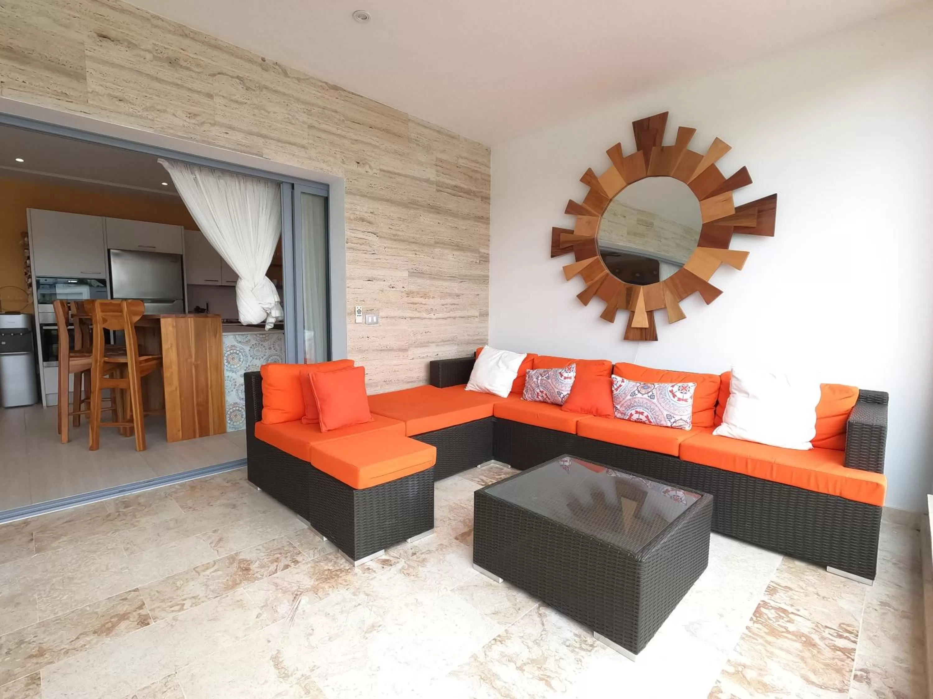 Seating Area in Nicole ApartHotel