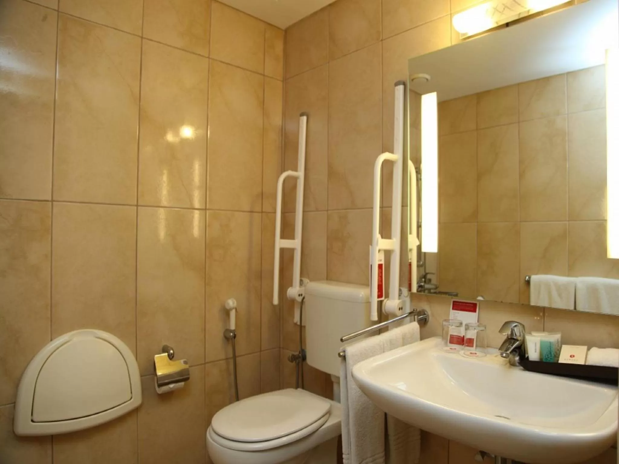 Shower in Ramada by Wyndham Downtown Beirut