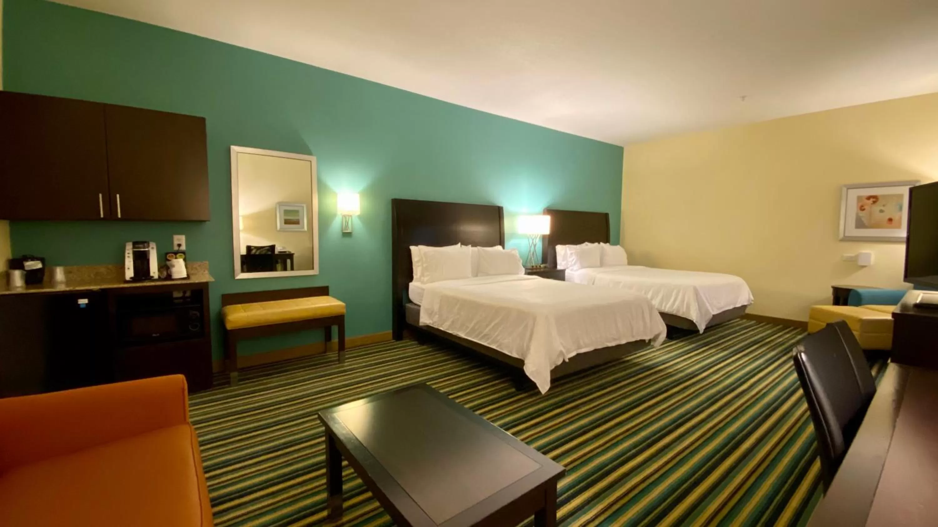 Bedroom, Bed in Holiday Inn Express Hotel & Suites Orlando East-UCF Area by IHG