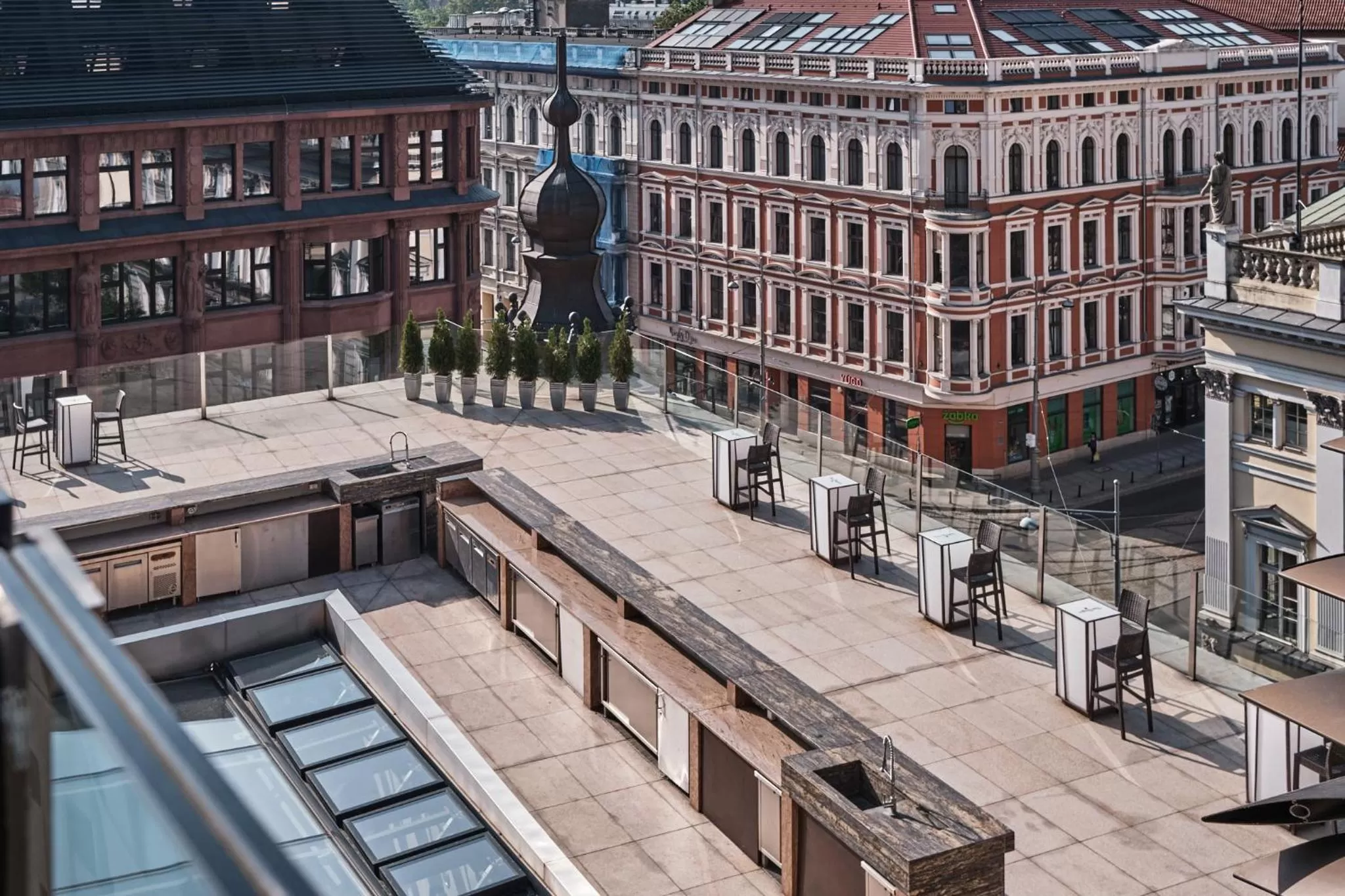 Balcony/Terrace in Hotel Monopol