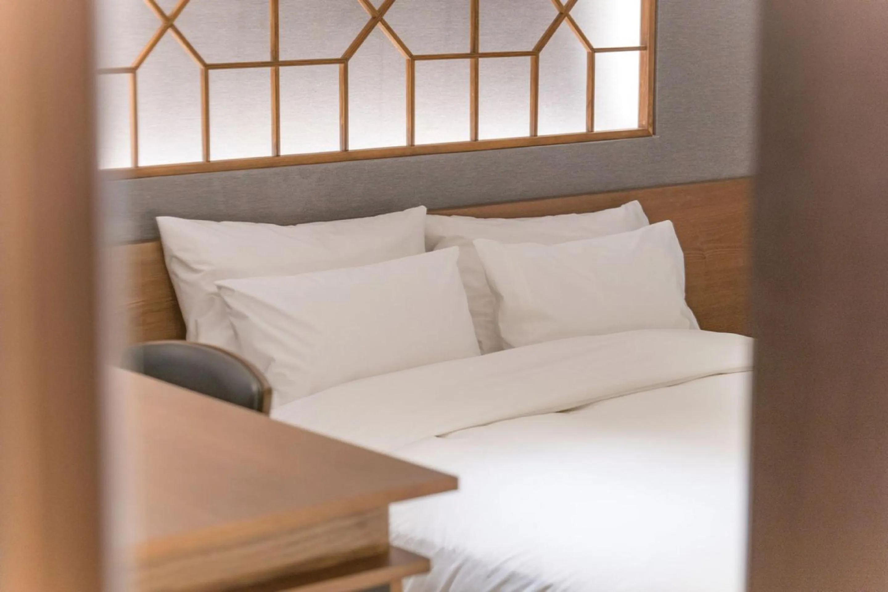 Bed in Yeon Hwa Moon Hotel