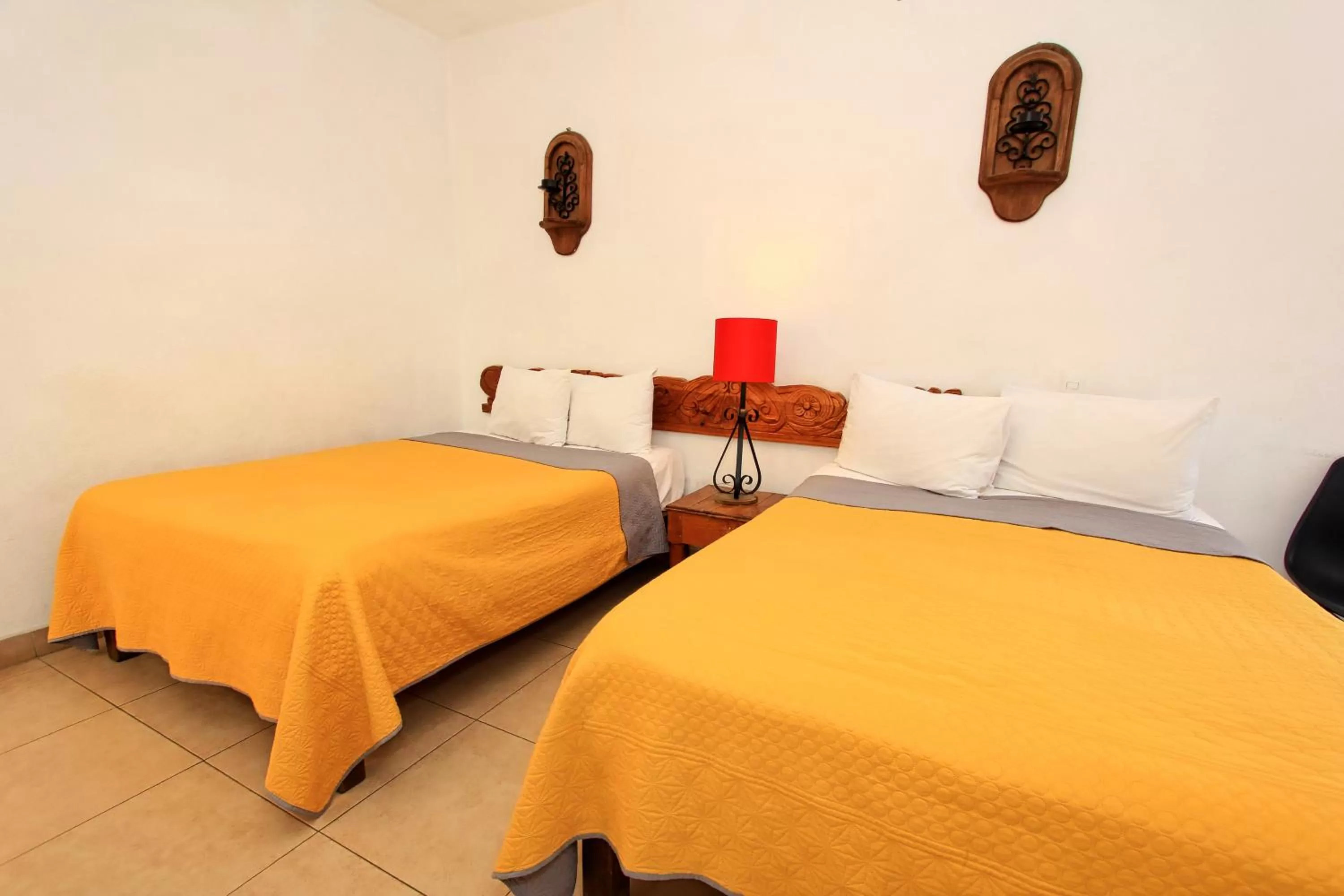 Bed in Hotel Real Guanajuato