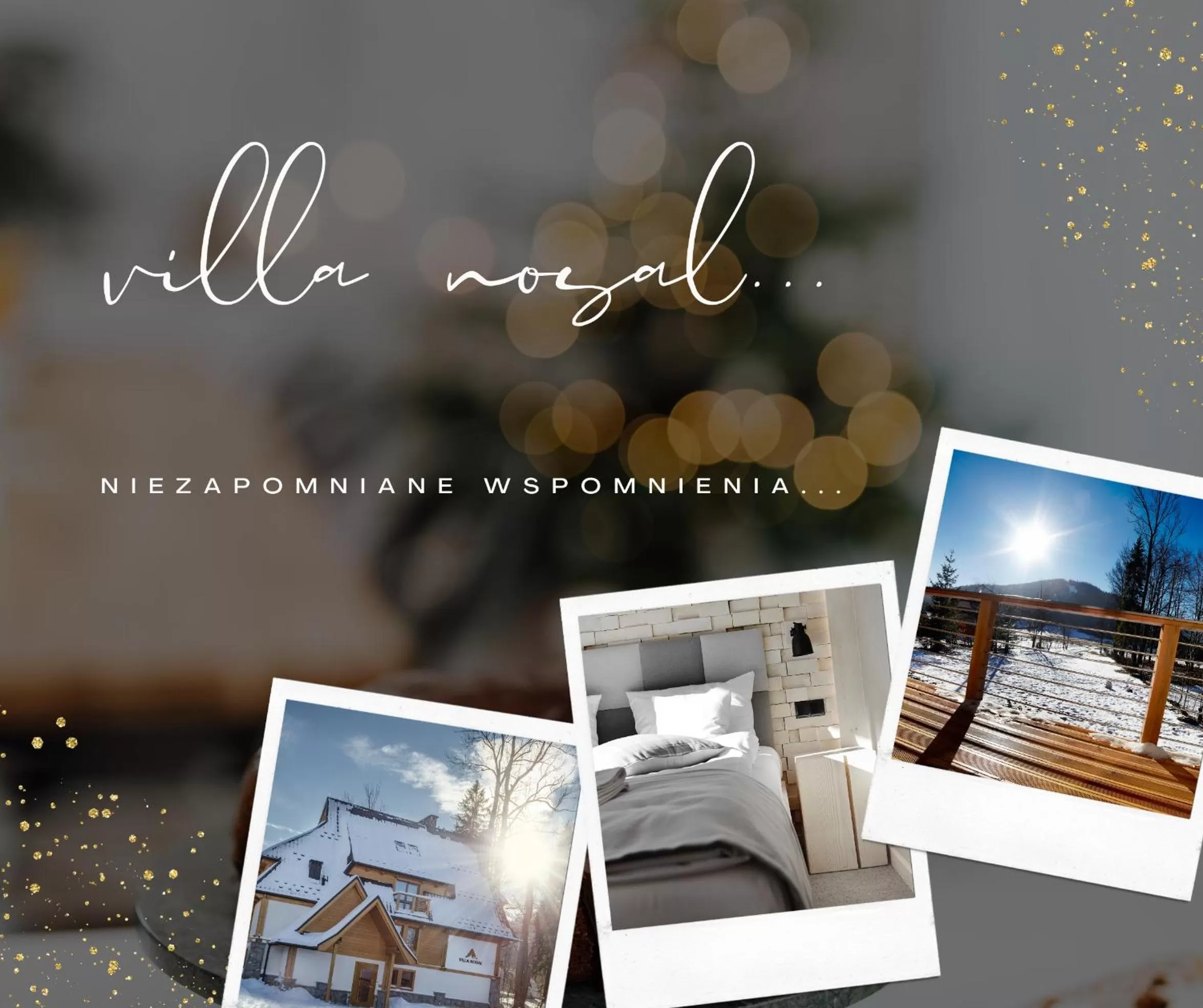 Text overlay in VILLA NOSAL - Zakopane