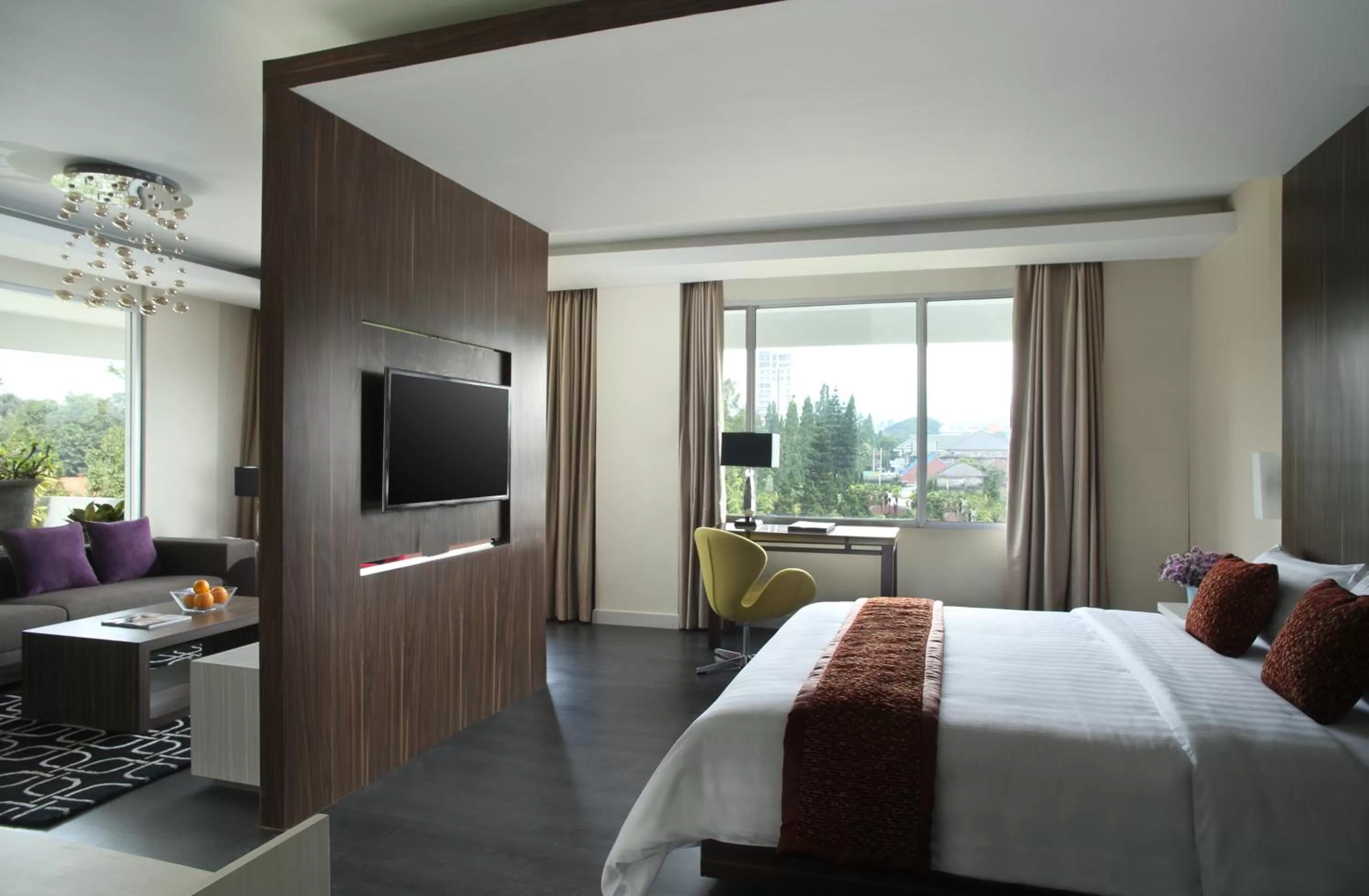 Bed in Patra Bandung Hotel