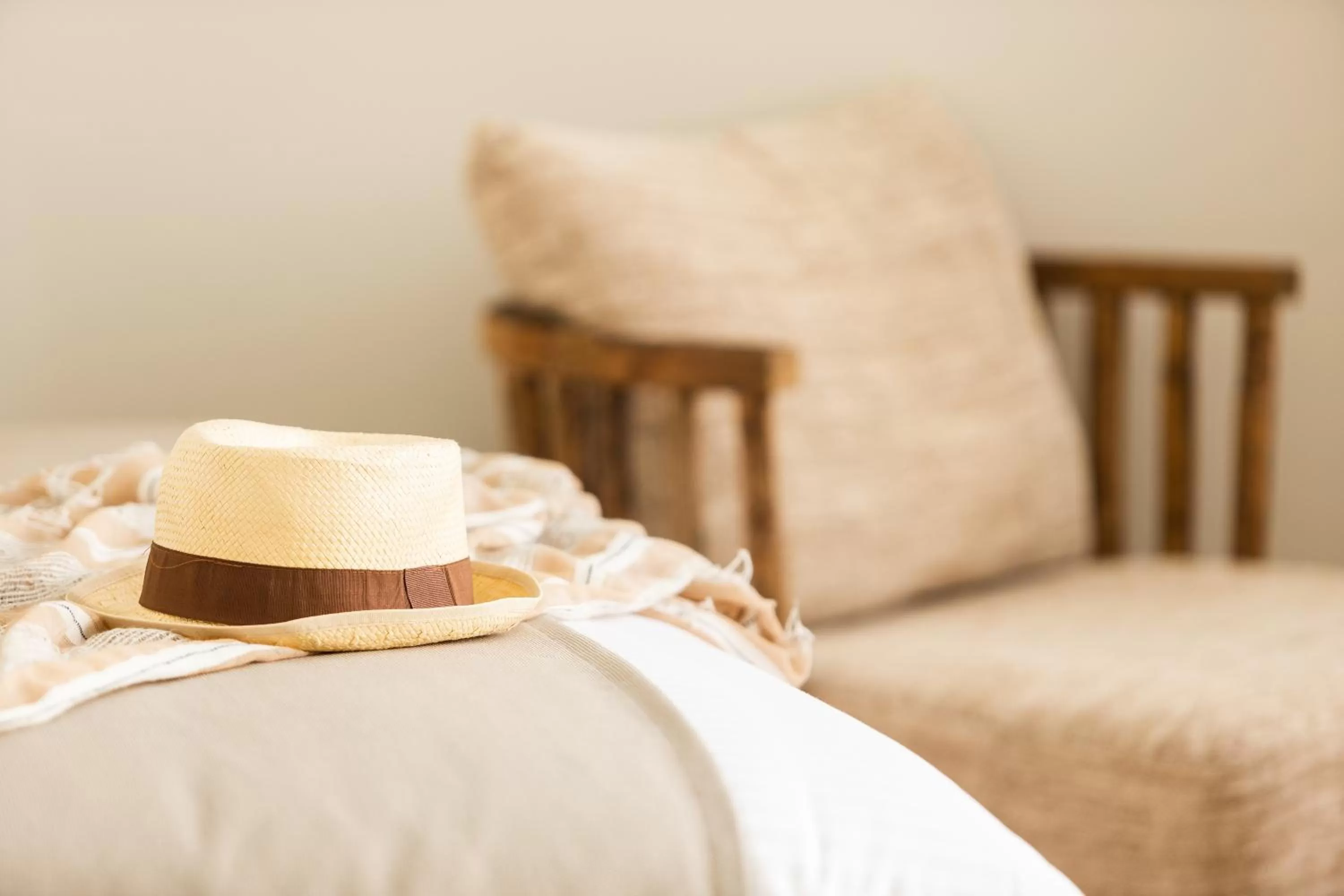 Bed in SYROS SOUL LUXURY SUITES