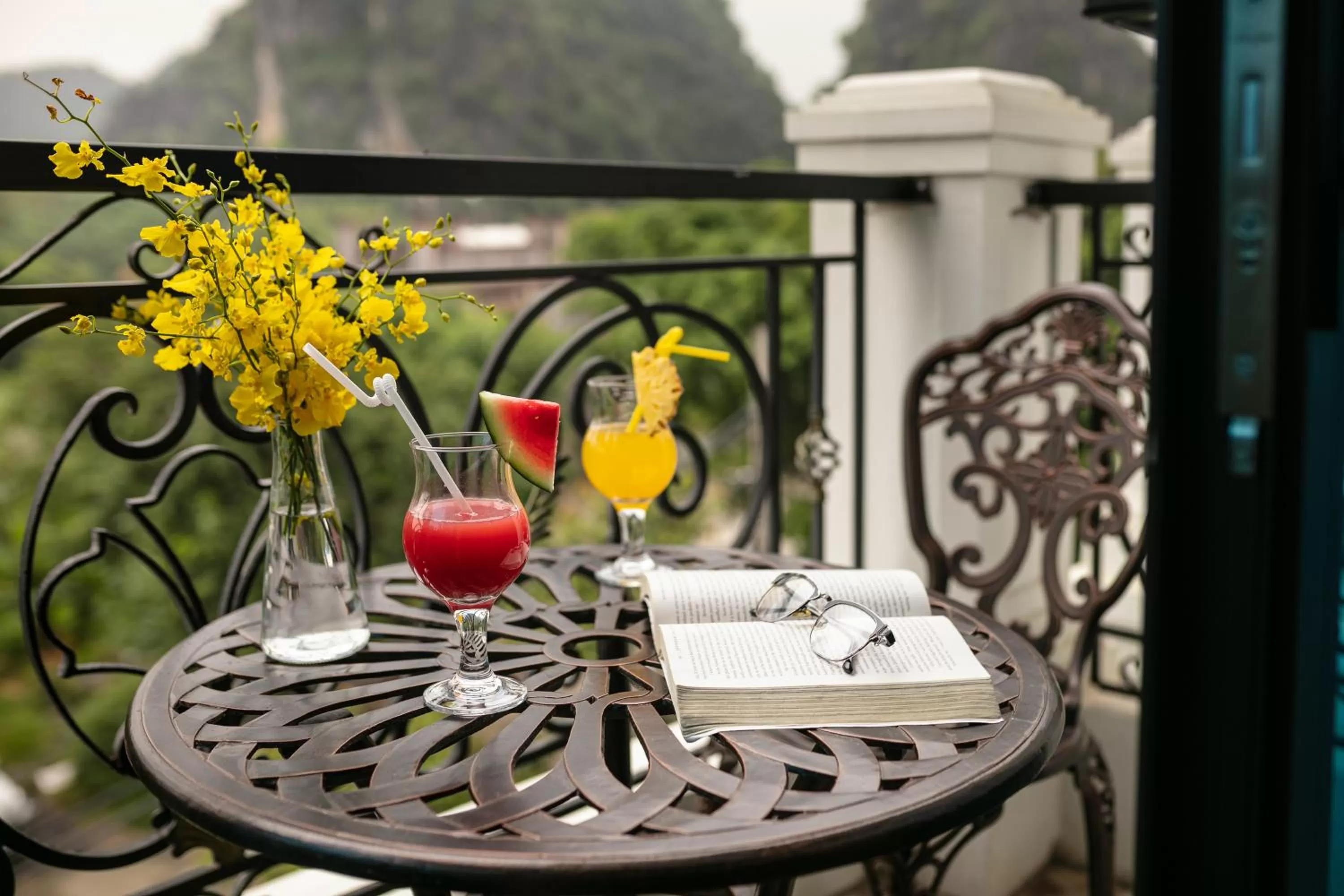 Balcony/Terrace in Tam Coc Holiday Hotel & Villa