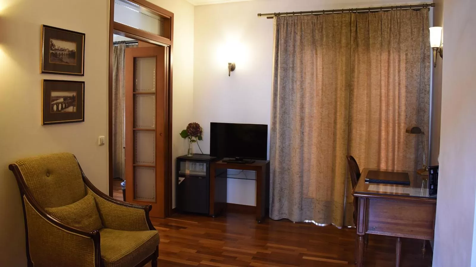 Seating area in Dionisos Hotel