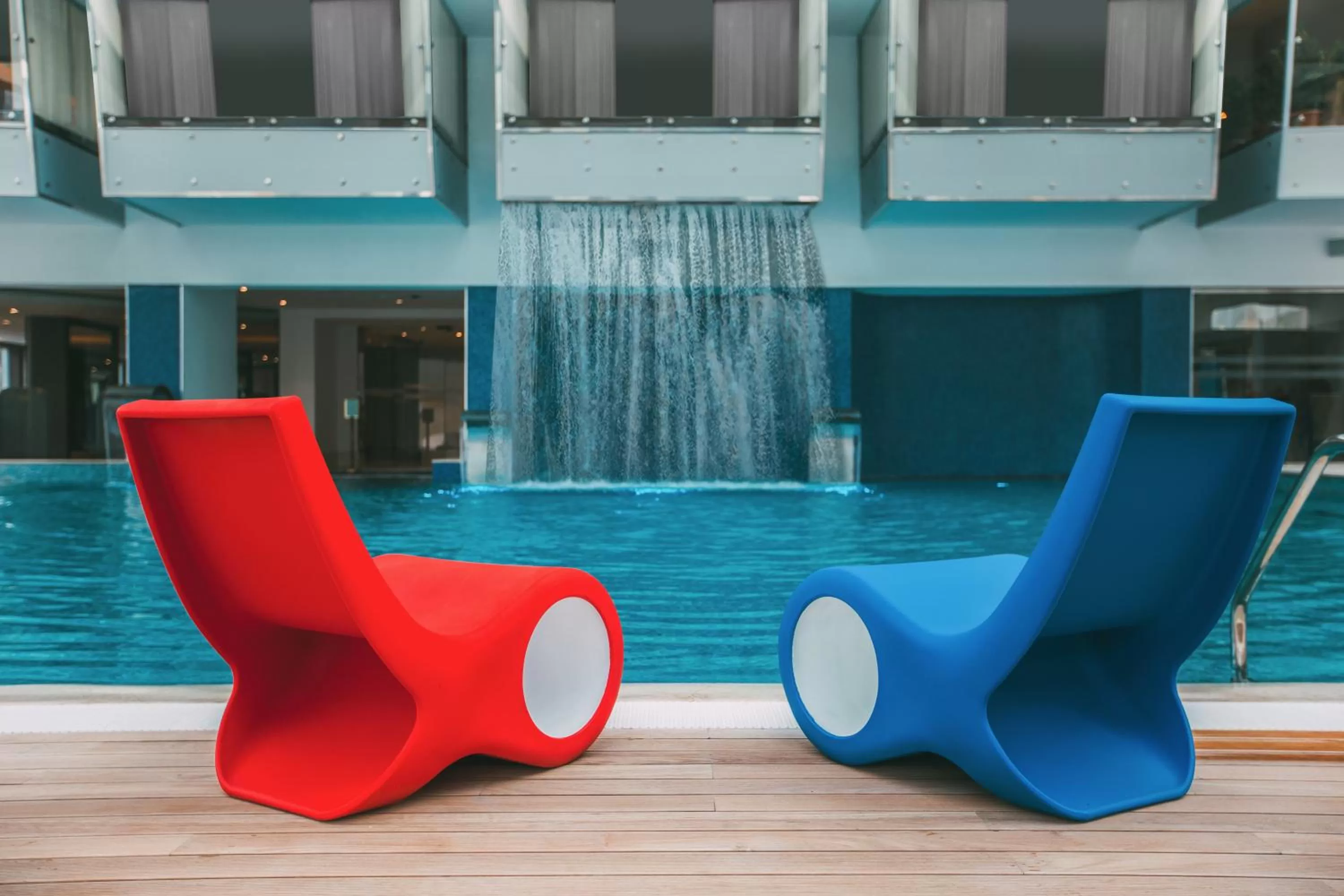 Swimming pool in The Biltmore Tbilisi Hotel