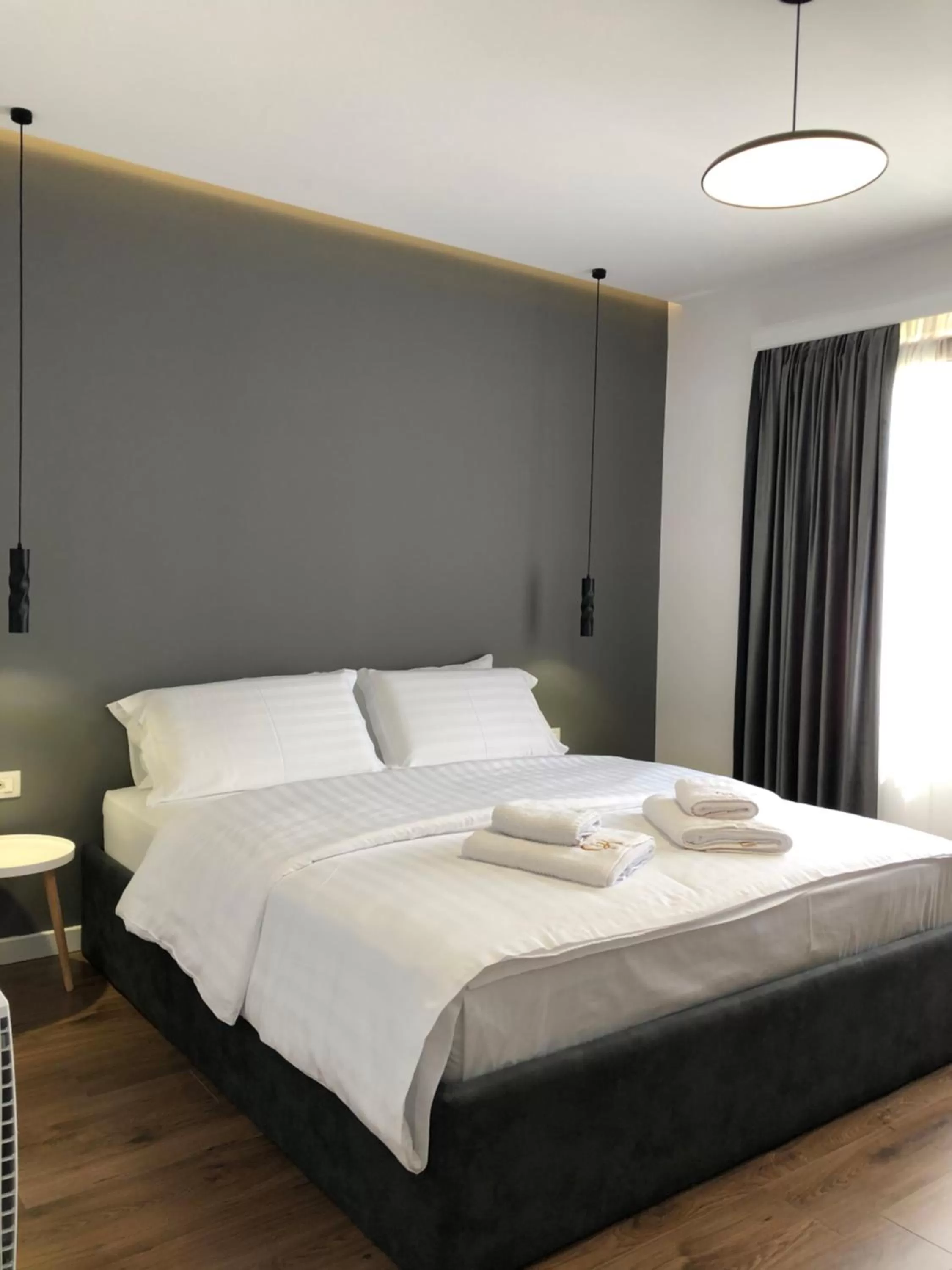 Bed in Grand Hotel Pogradec