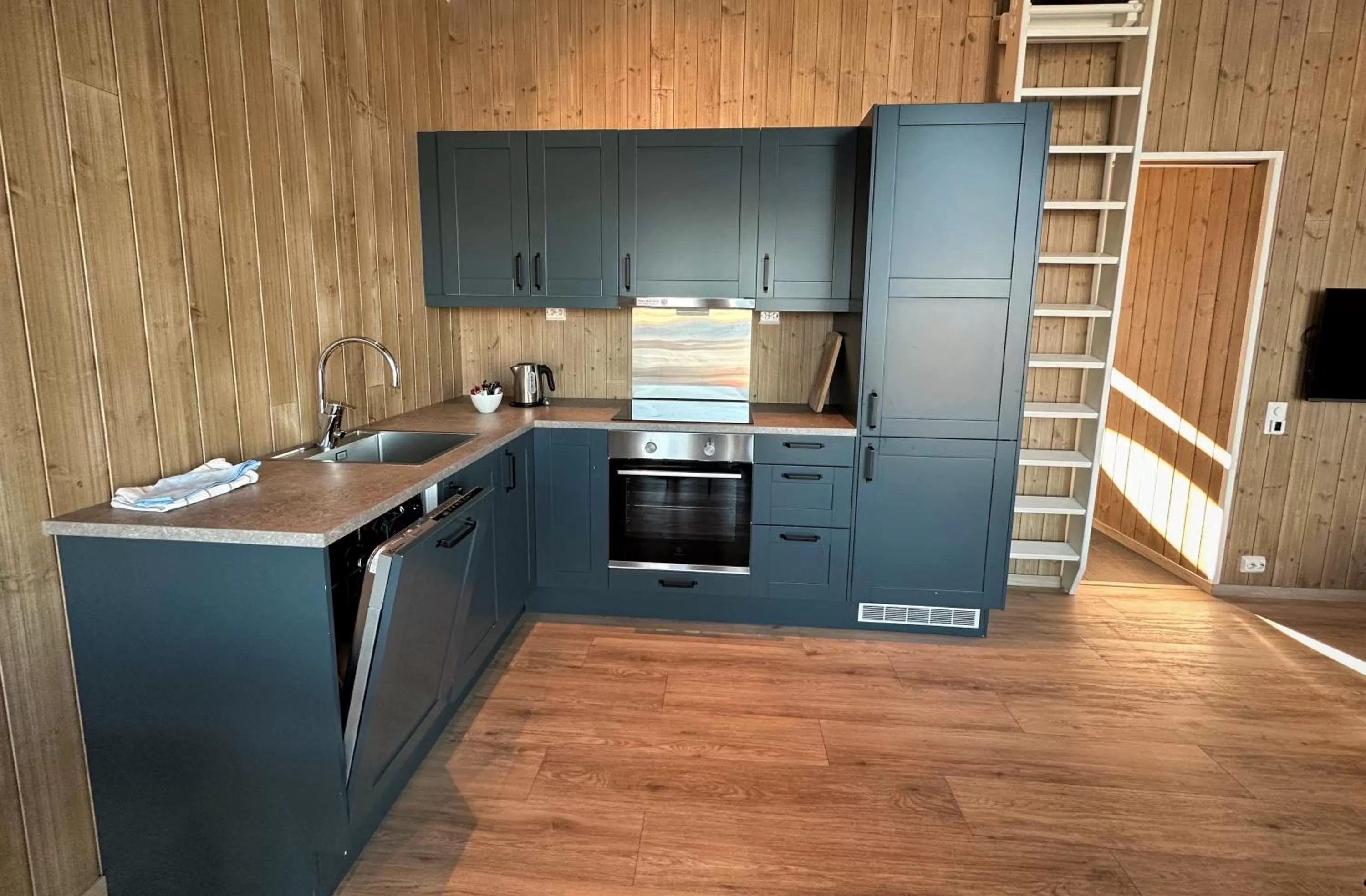 Kitchen or kitchenette in Norsk Havbrukssenter - Rorbuer