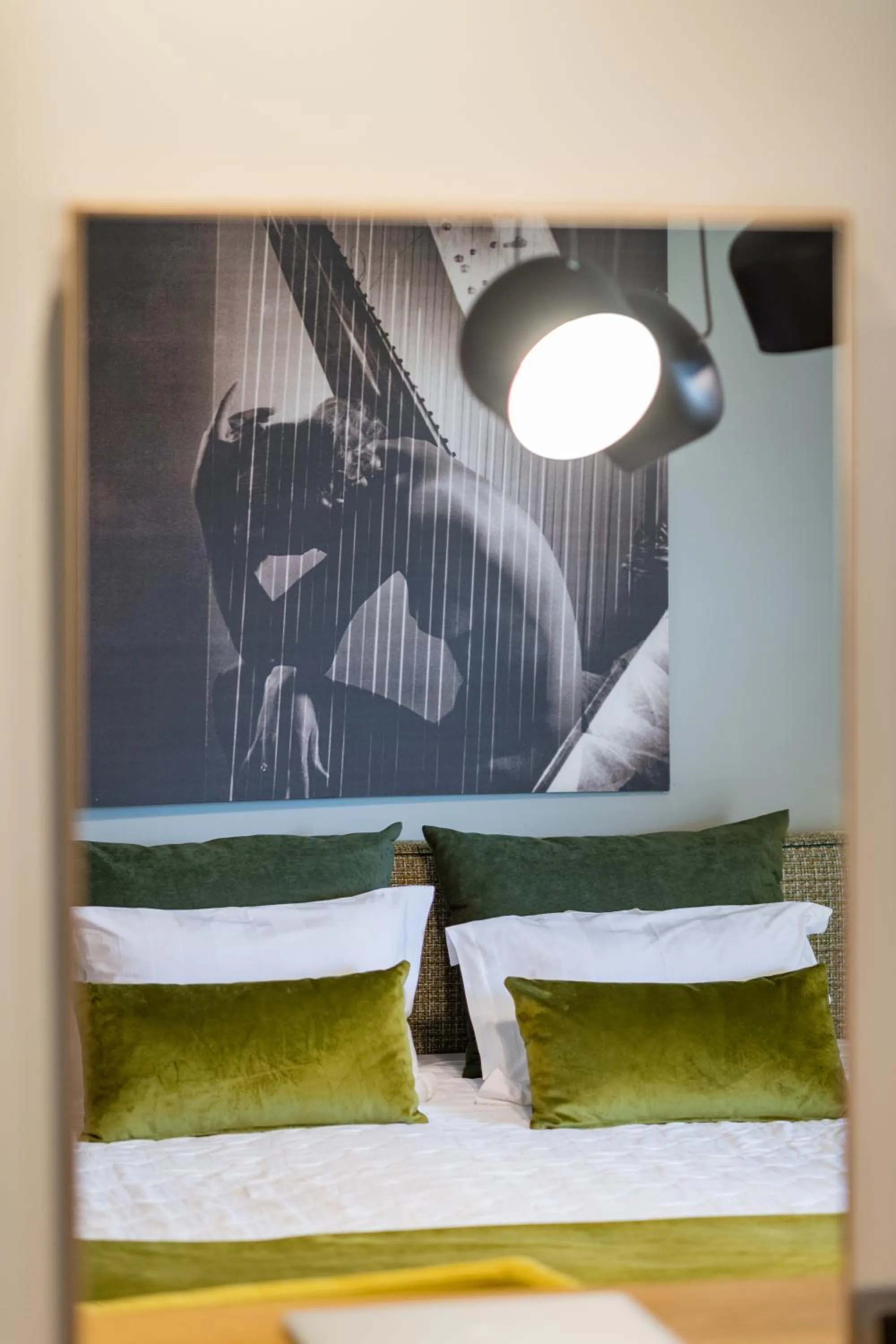 Bed in Anthemion Suites and Villas