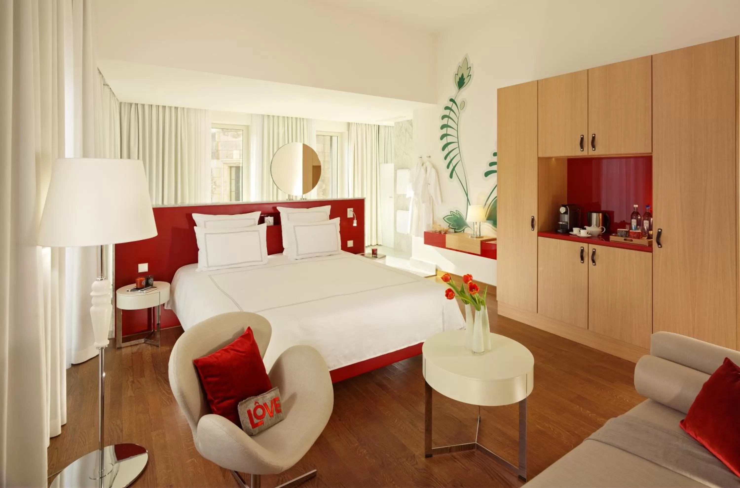 Bed in HYPERION Hotel Dresden Am Schloss