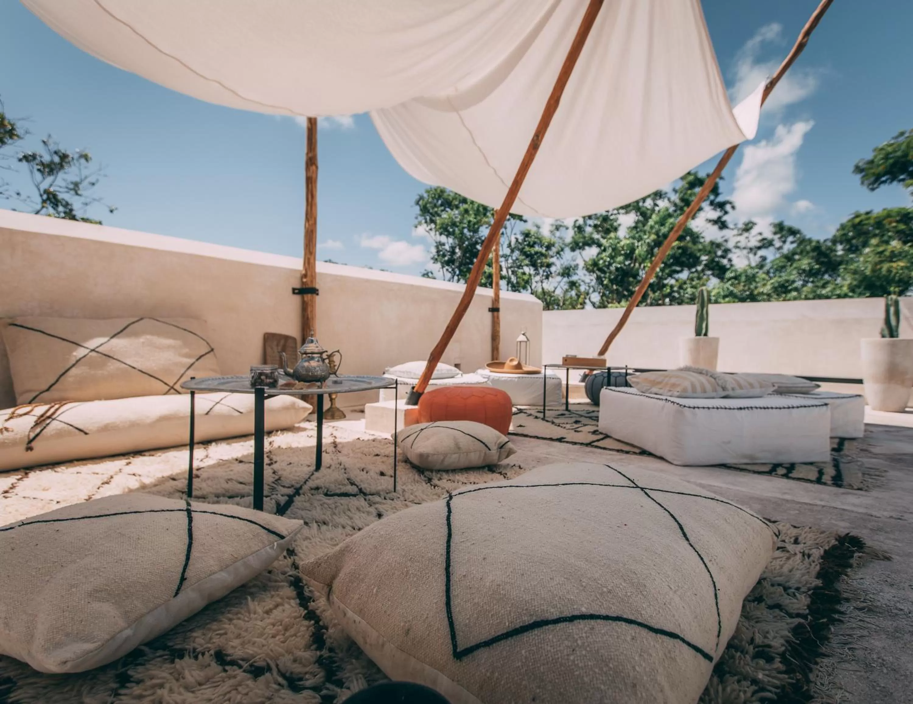 Patio in Ambre & Epices Jungle Hotel & Spa