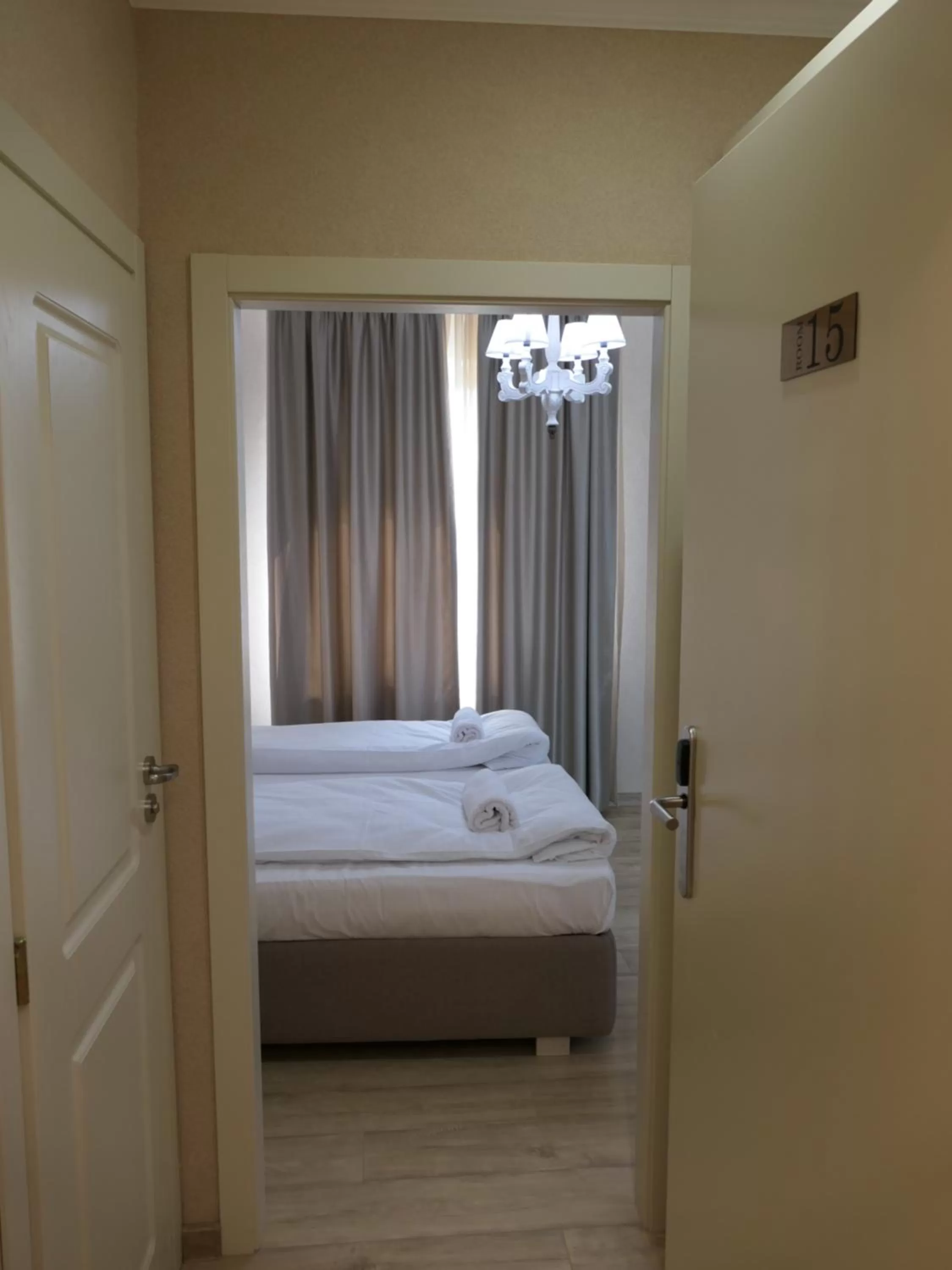 Bed in Hotel MEDITERRANEO