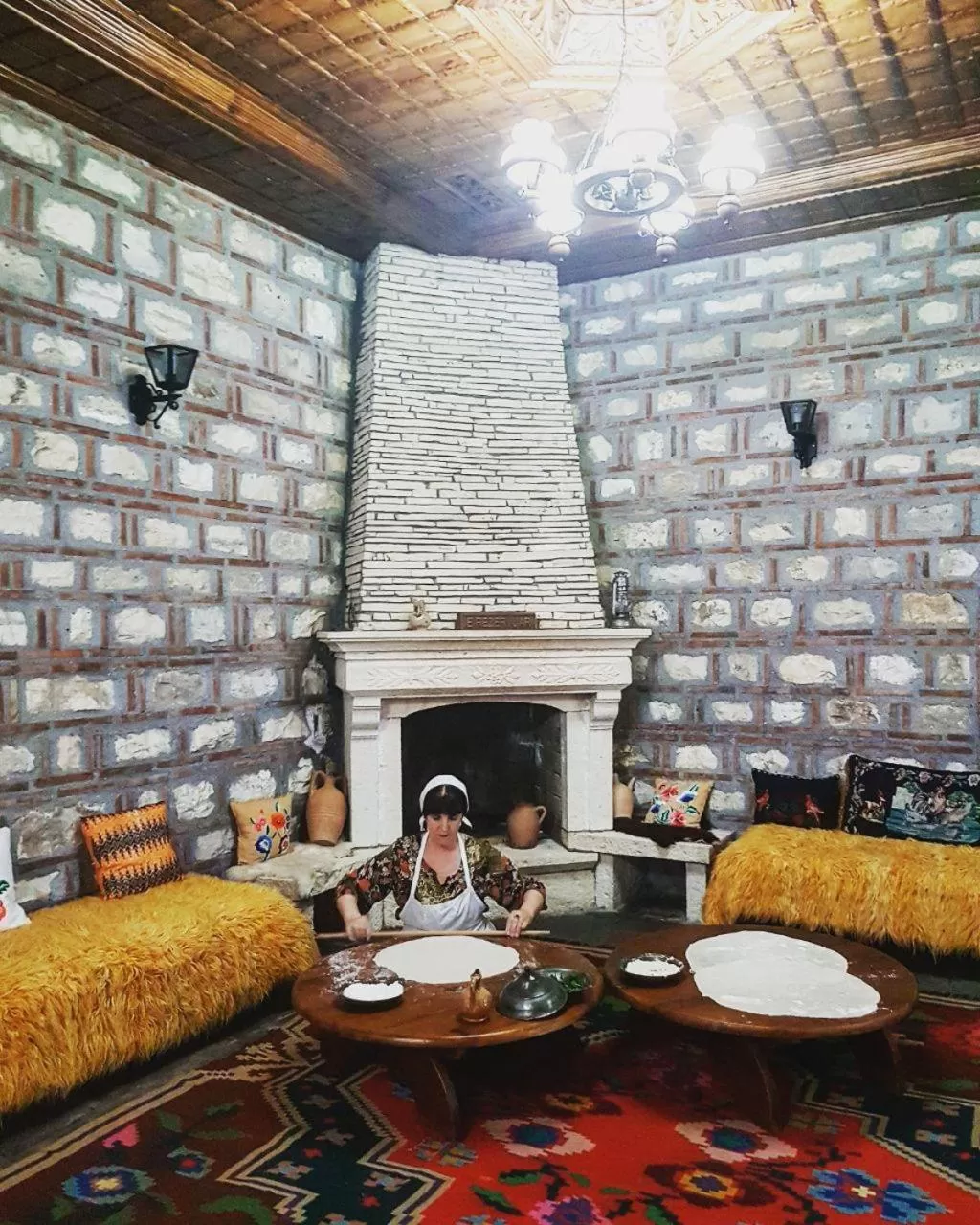 Seating area in Hotel Berati