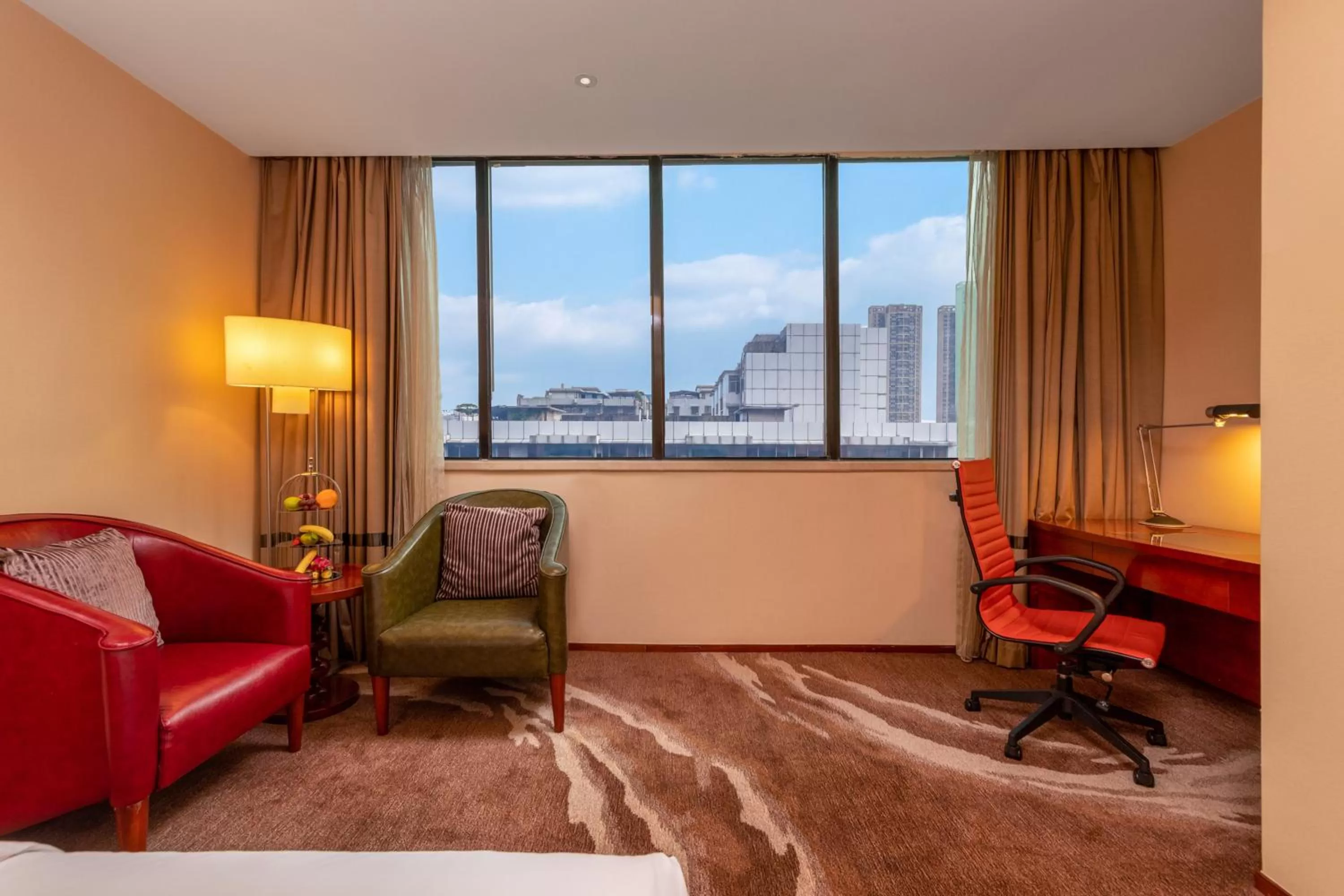 Seating area in Crowne Plaza Foshan by IHG