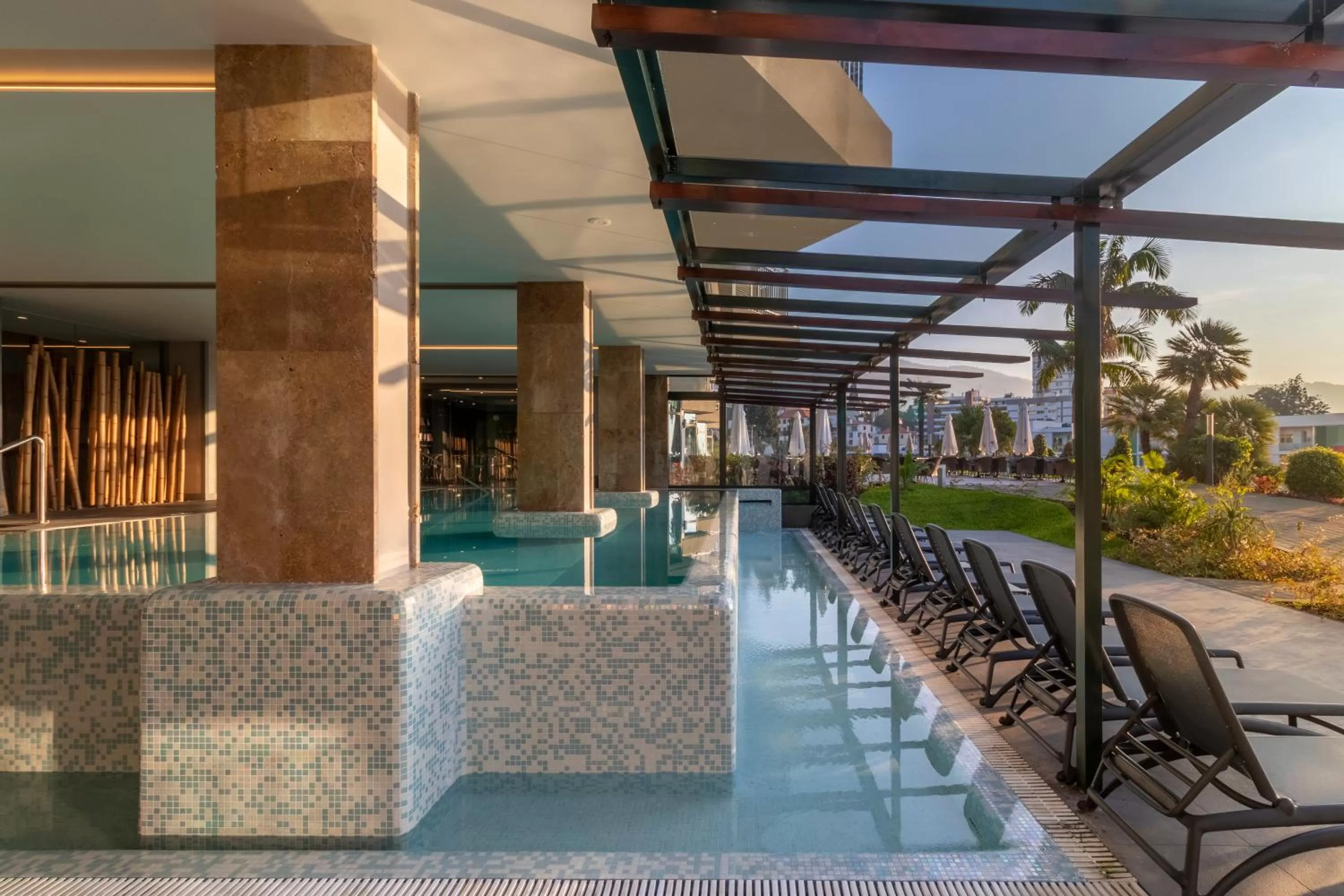 Swimming pool in Enotel Magnólia