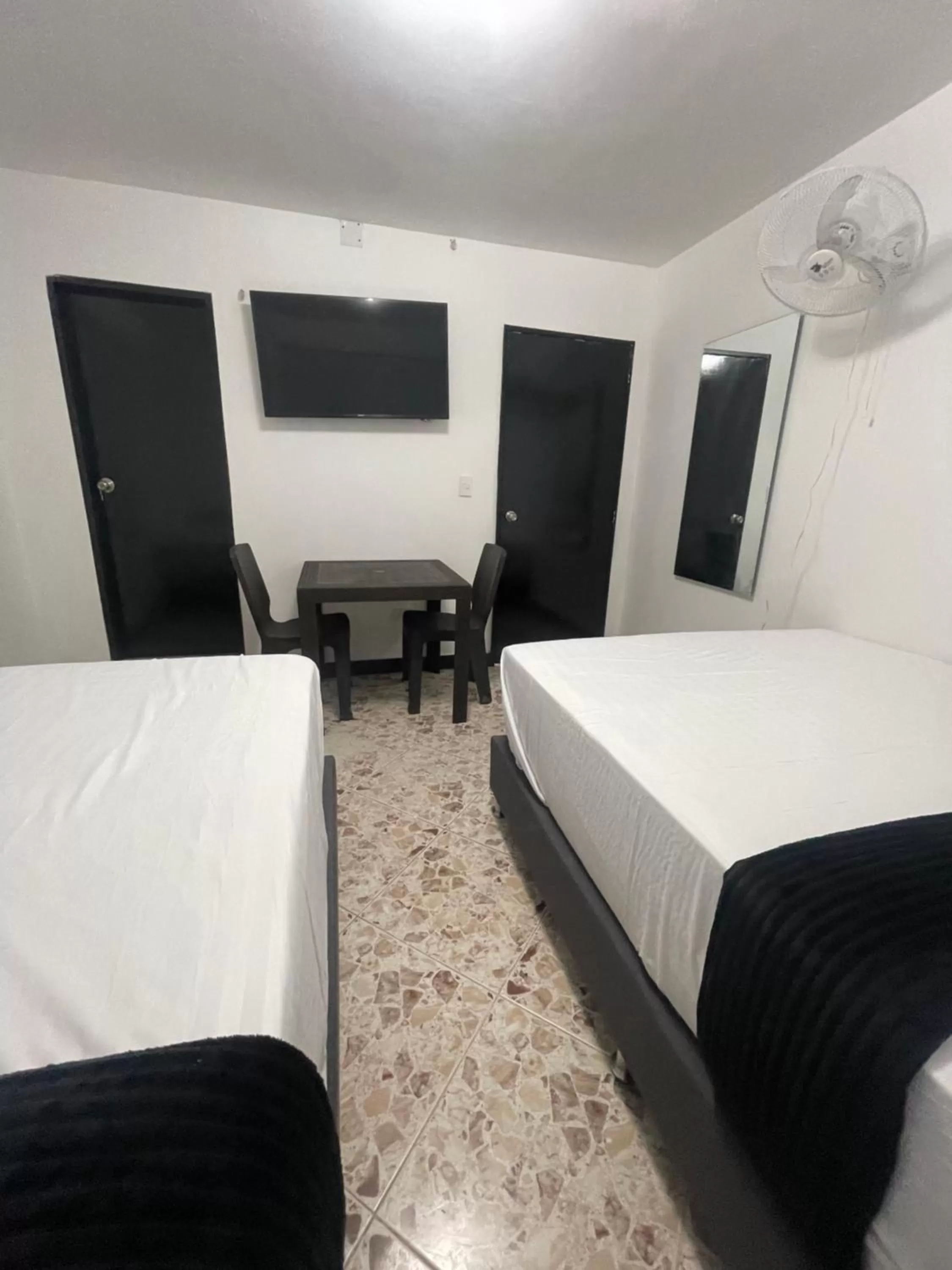 Bed in Hotel De León Estadio