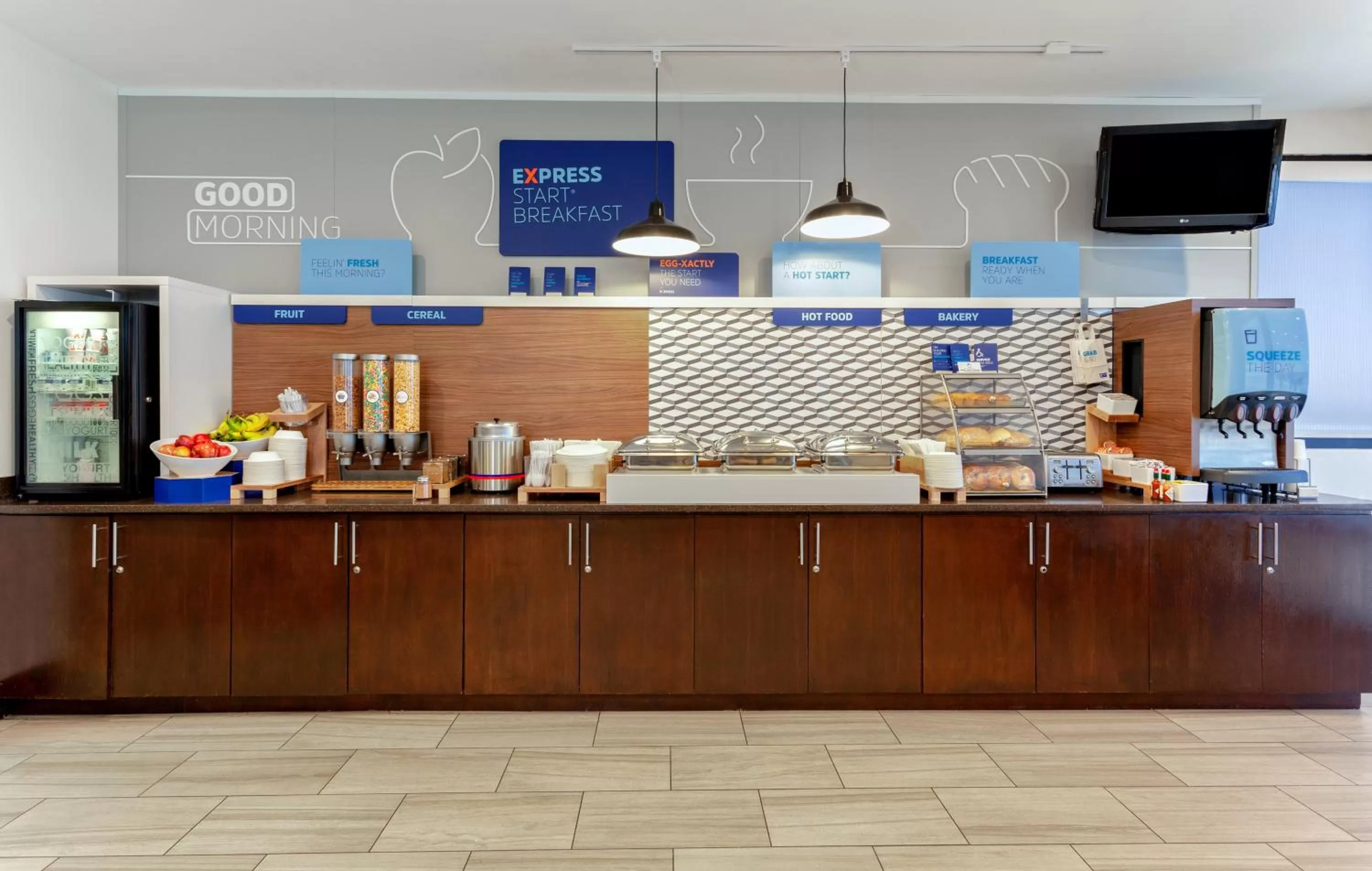 Breakfast in Holiday Inn Express & Suites Oceanfront Daytona Beach Shores by IHG