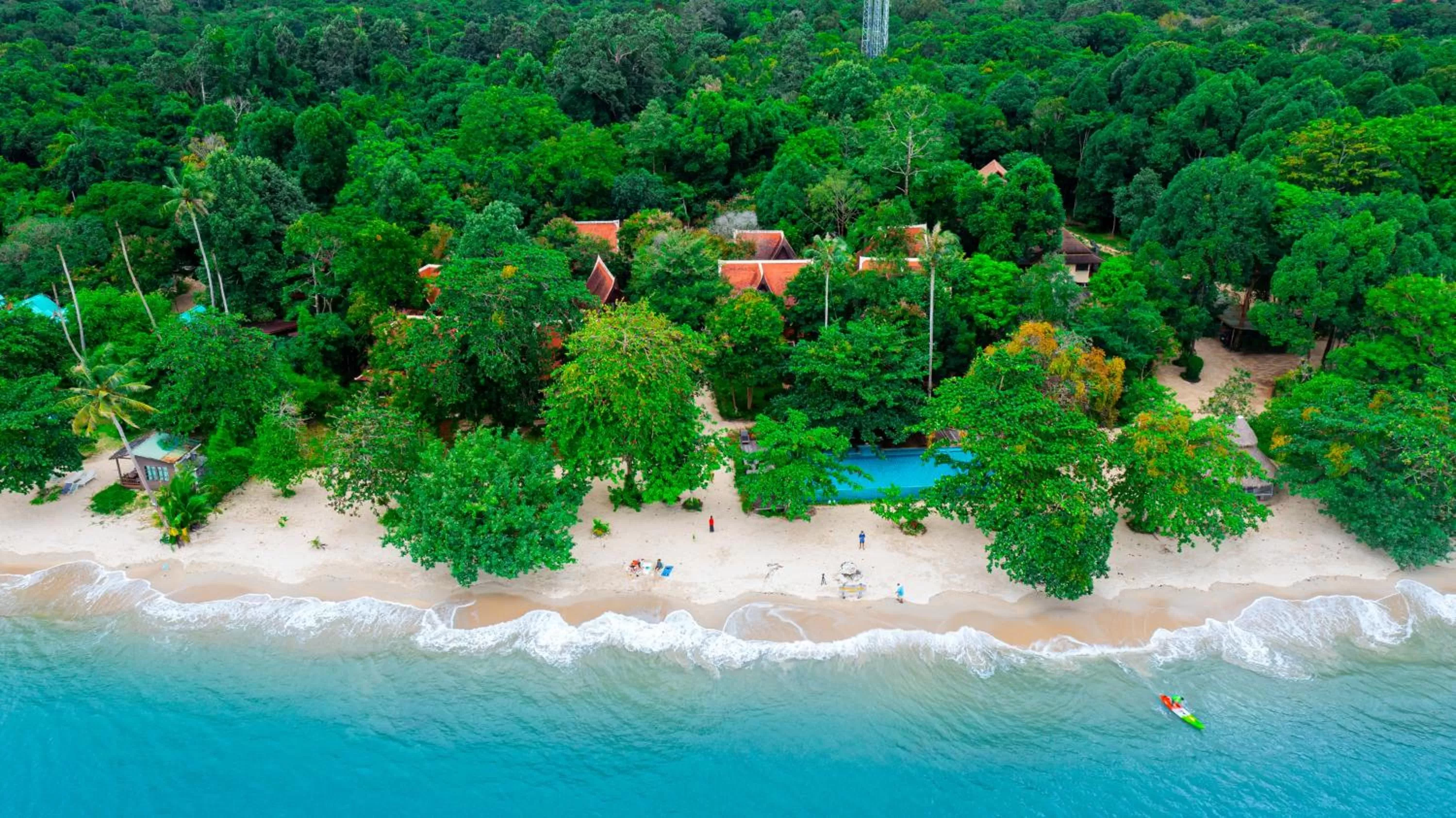 Bird's eye view in Chivapuri Beach Resort
