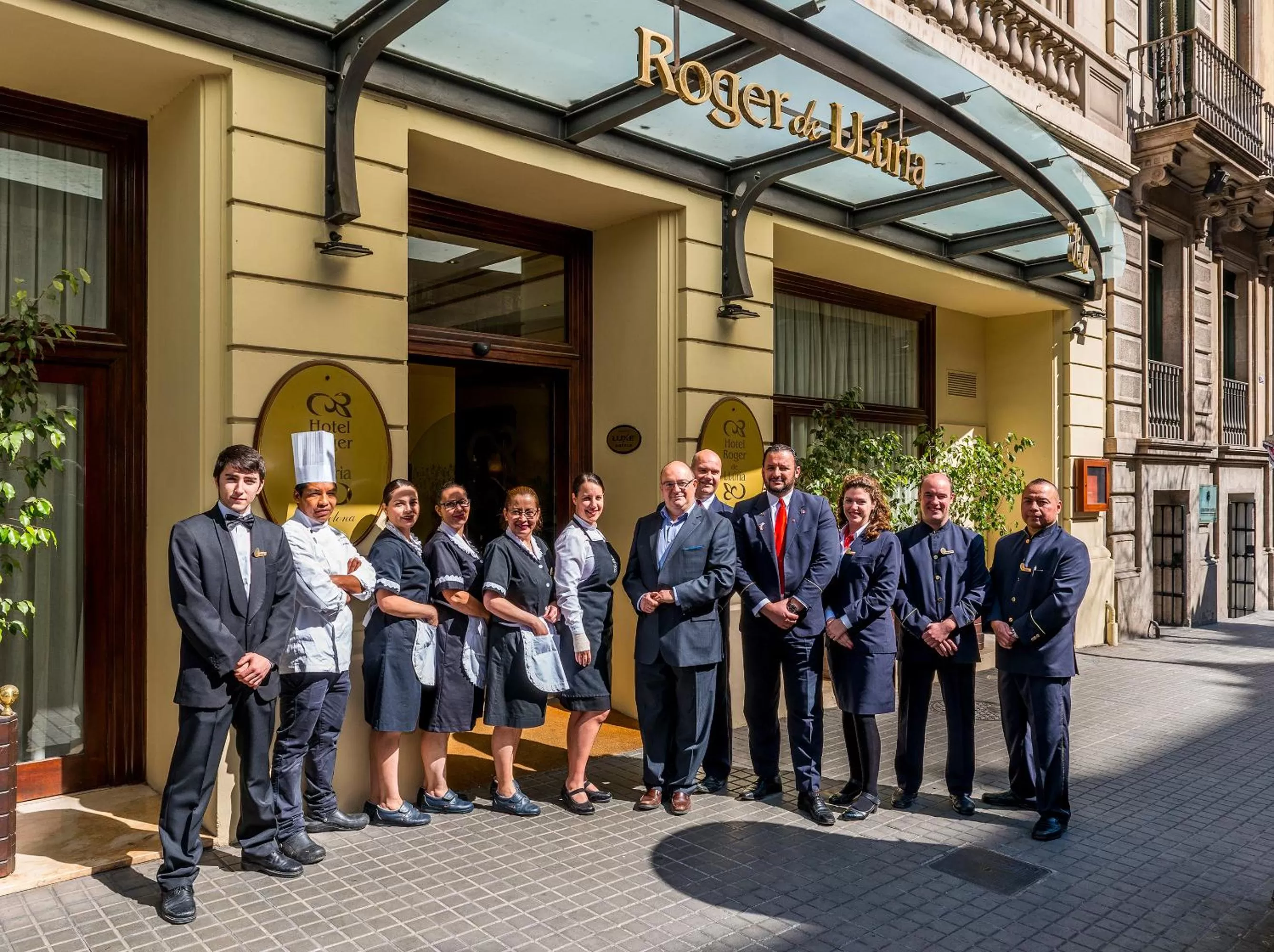 Staff in Hotel Roger de Llúria